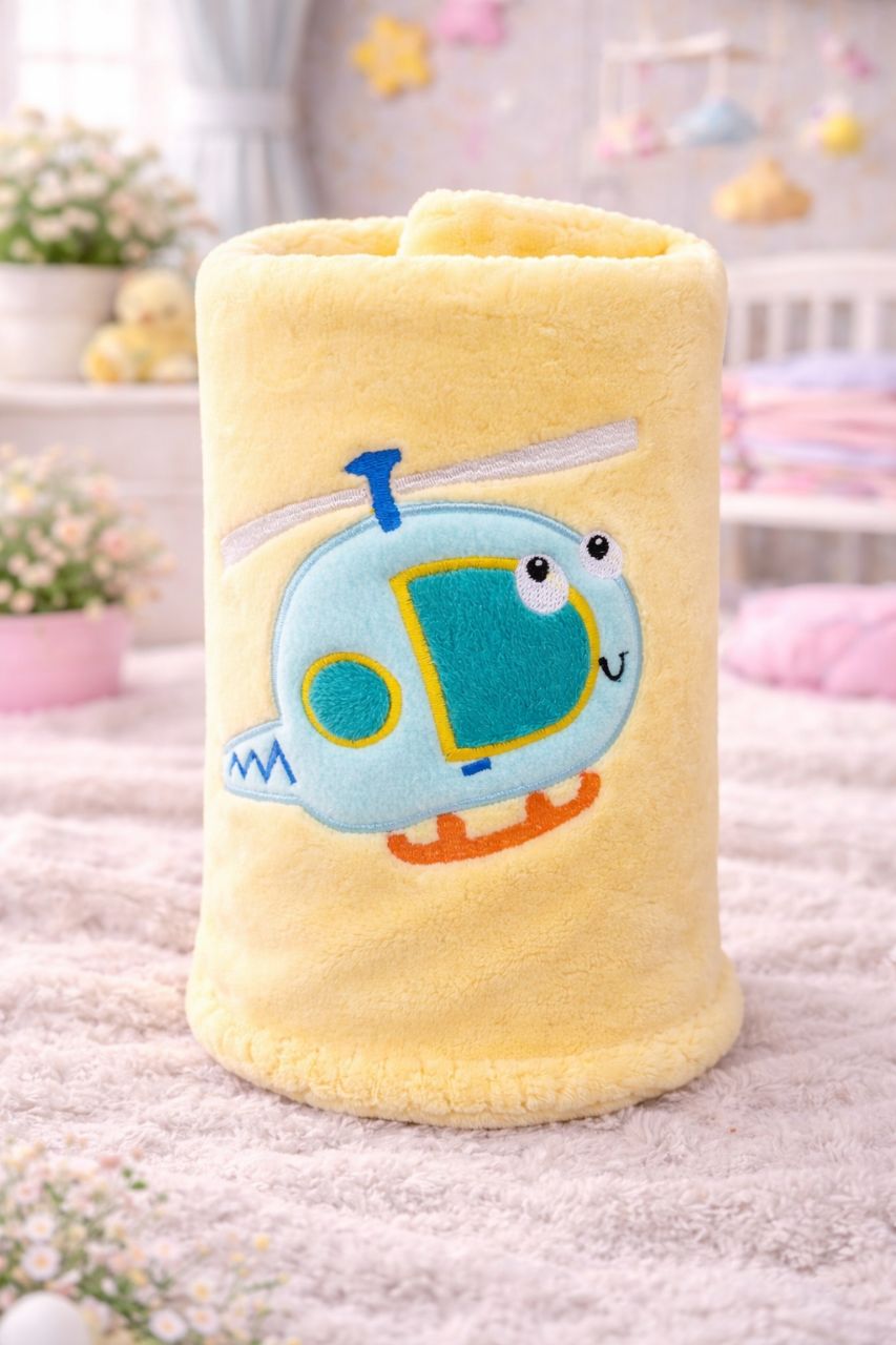 Helicopter Baby Blanket view 2