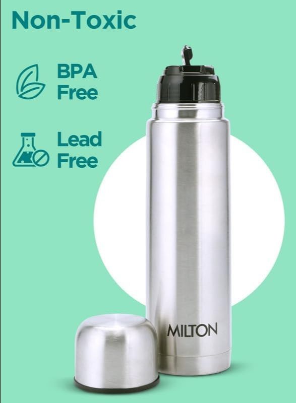 Milton Flip Lid Silver 1000 ML view 3