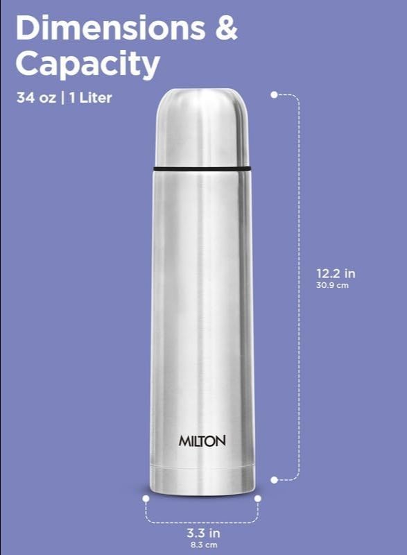 Milton Flip Lid Silver 1000 ML view 6