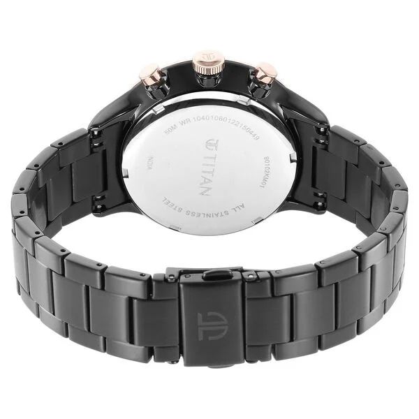 Titan Mens Chronograph Watch 90102KM01 view 4