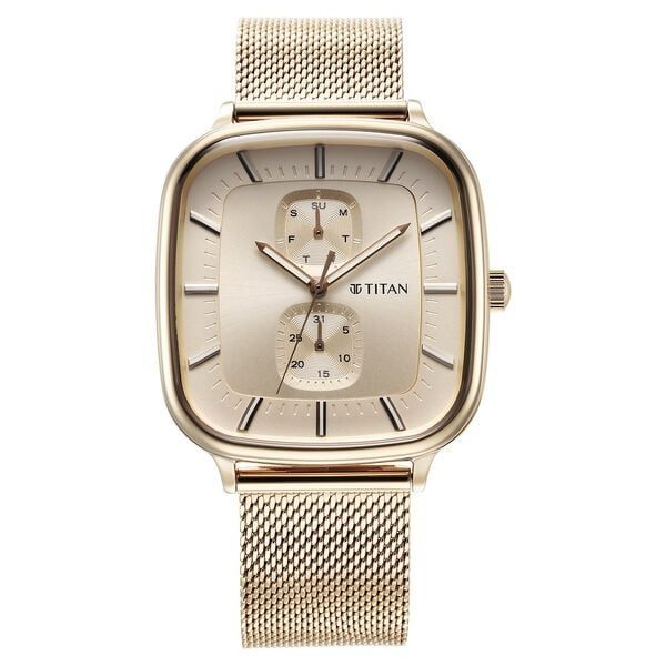 Titan Mens Mesh Watch view 2