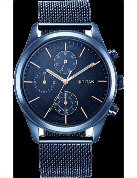 Titan Chronograph Watch NT1805QM02