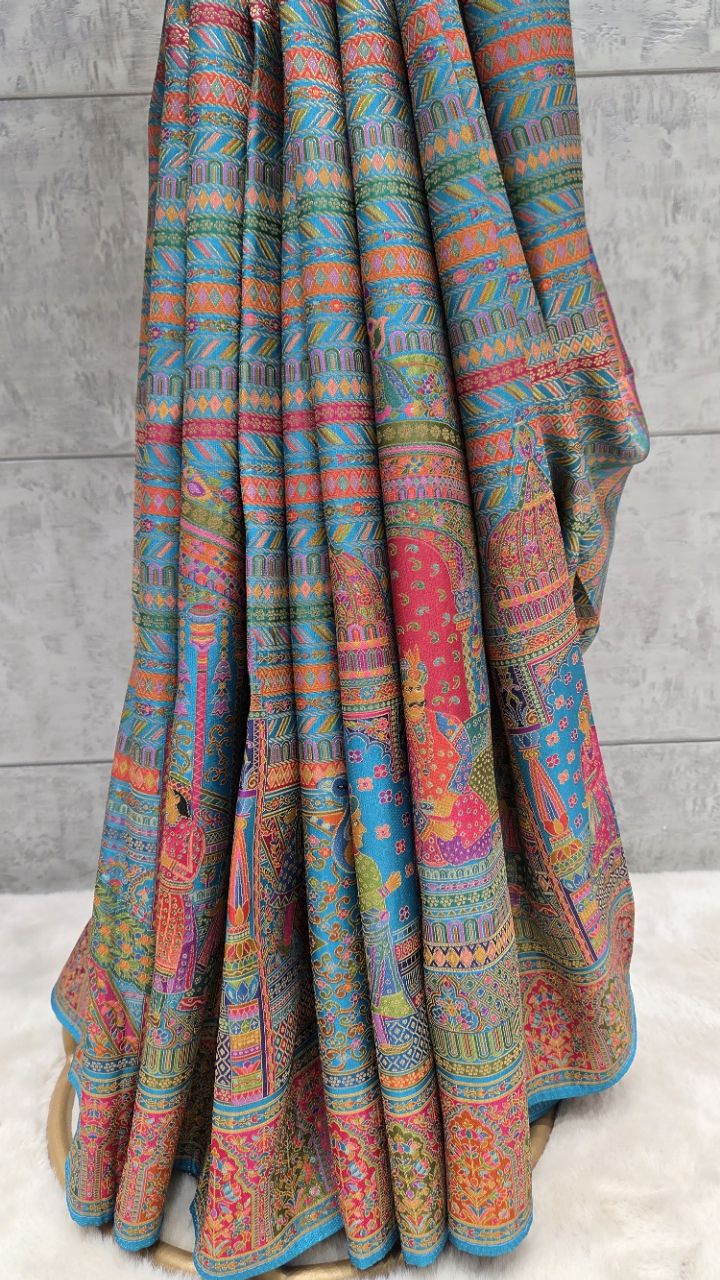 Pashmina Darbar .Saree view 4