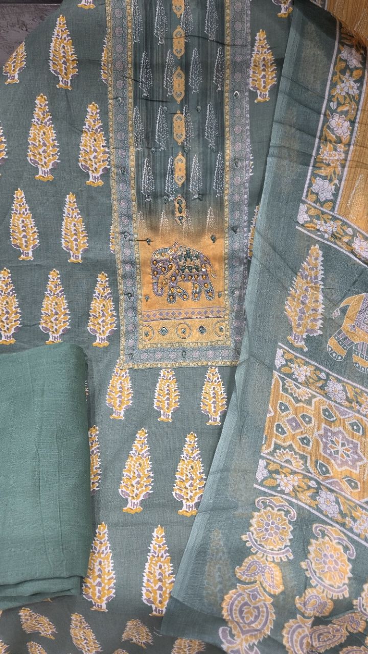 Unstitched Suit.Fabric view 3