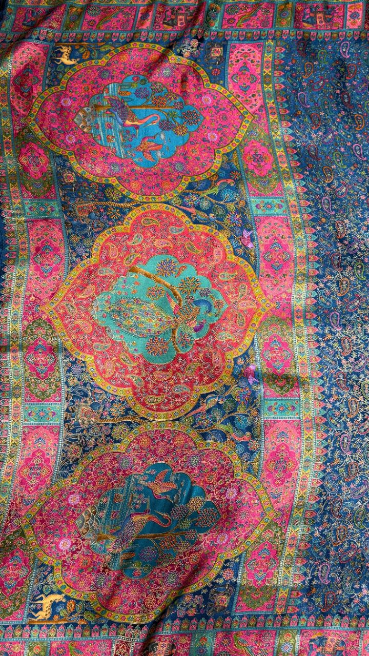 Pashmina Silk Saree. view 4
