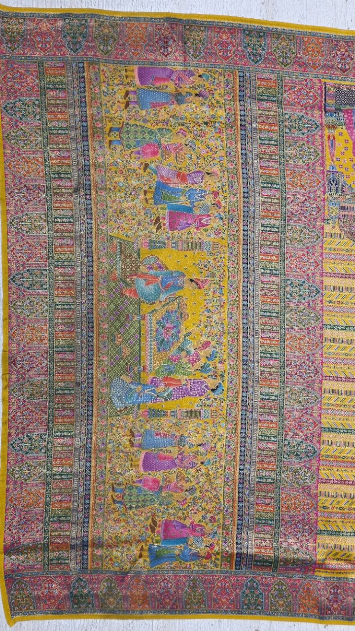 Pashmina Darbar Silk Soft Saree view 5