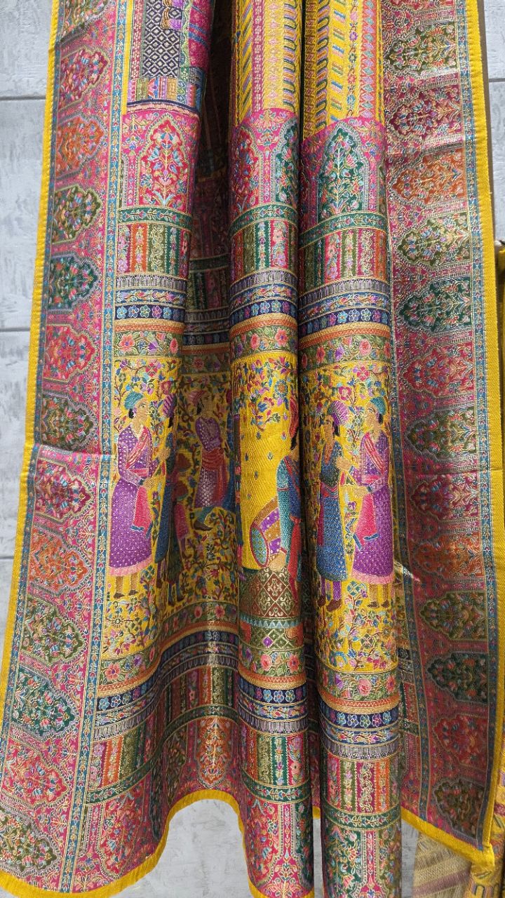 Pashmina Darbar Silk Soft Saree view 3