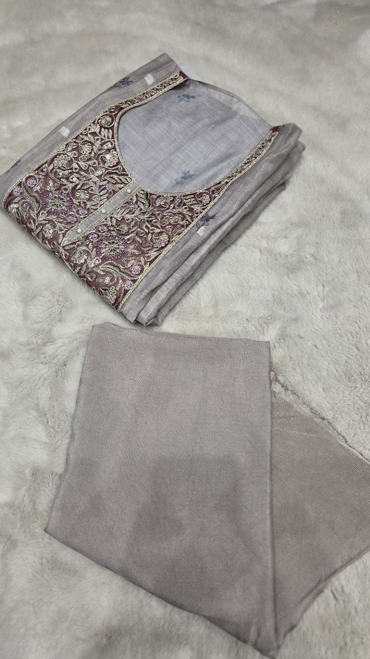 Unstitched .Suit .Fabric view 4