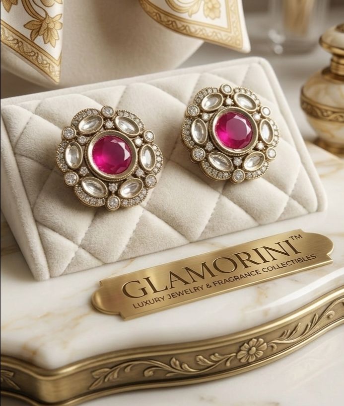 Kundan Tops/ Earings