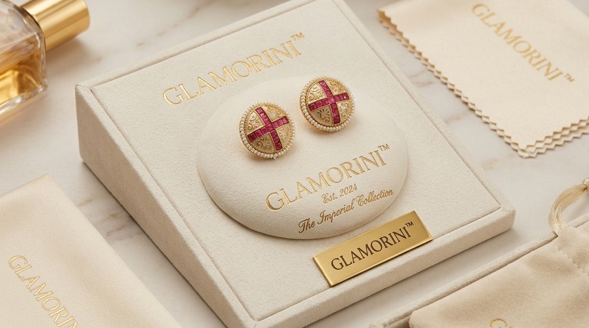 Golden Ethnic Earings