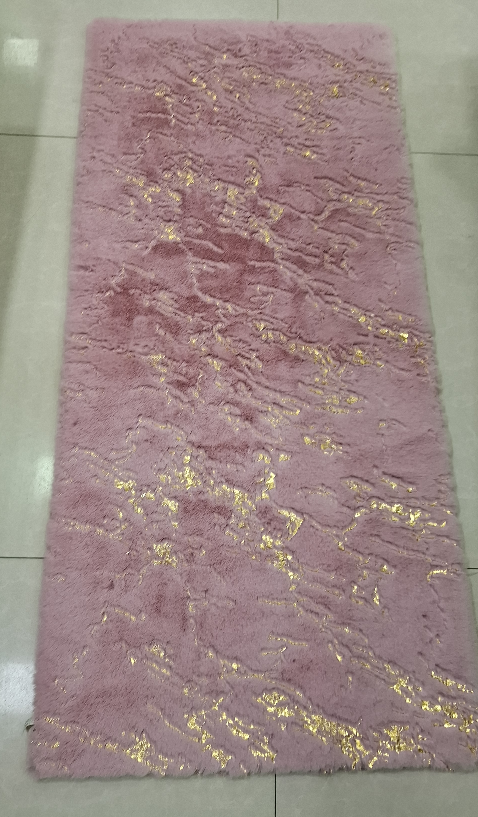 Pink and Gold Carpet view 2