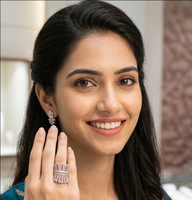 Silver cocktail Rings