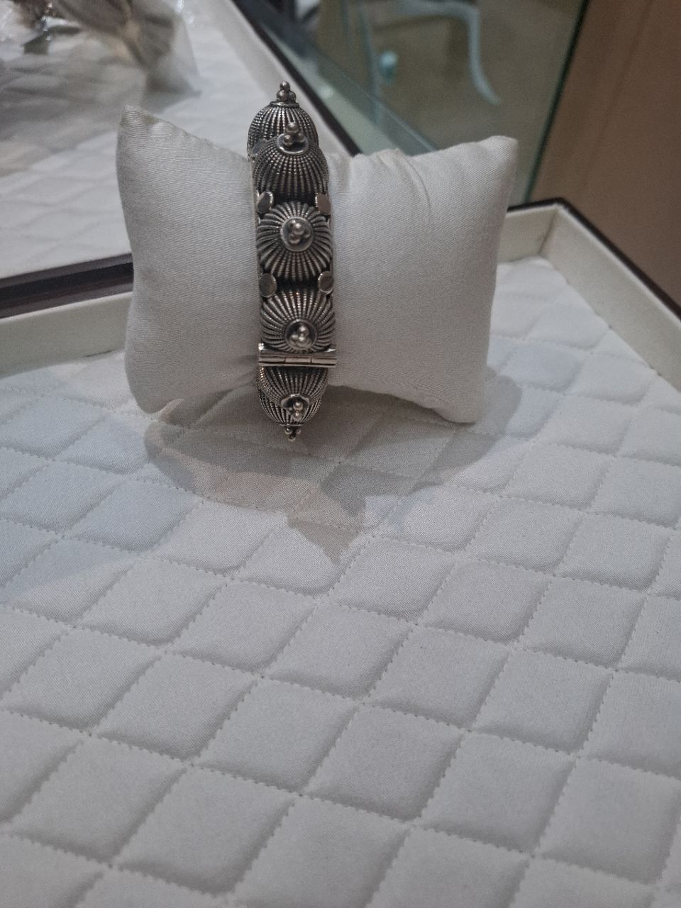 Silver Antique Bracelet view 2