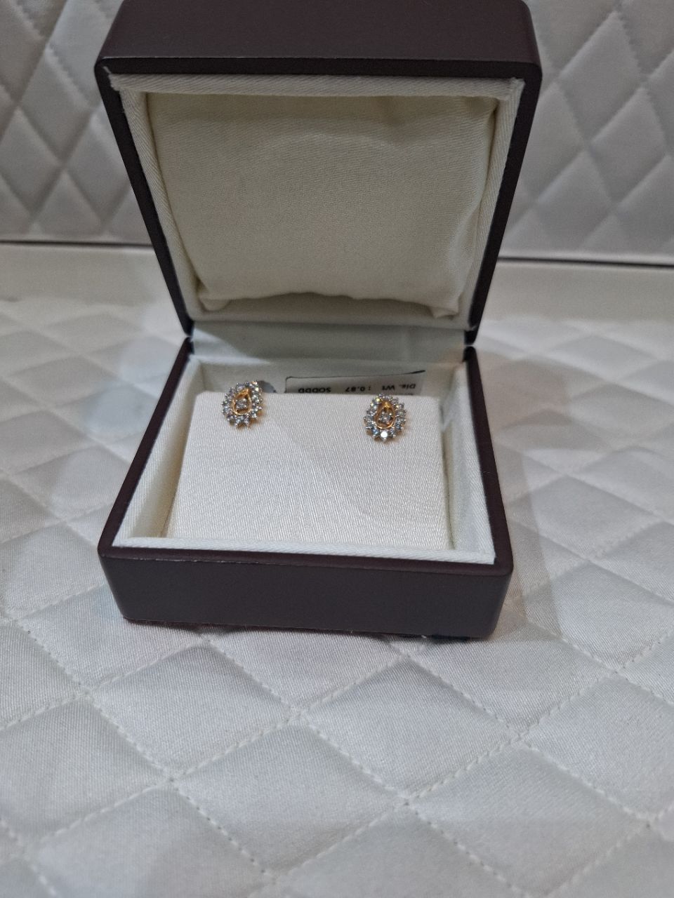 Diamond Earrings view 2