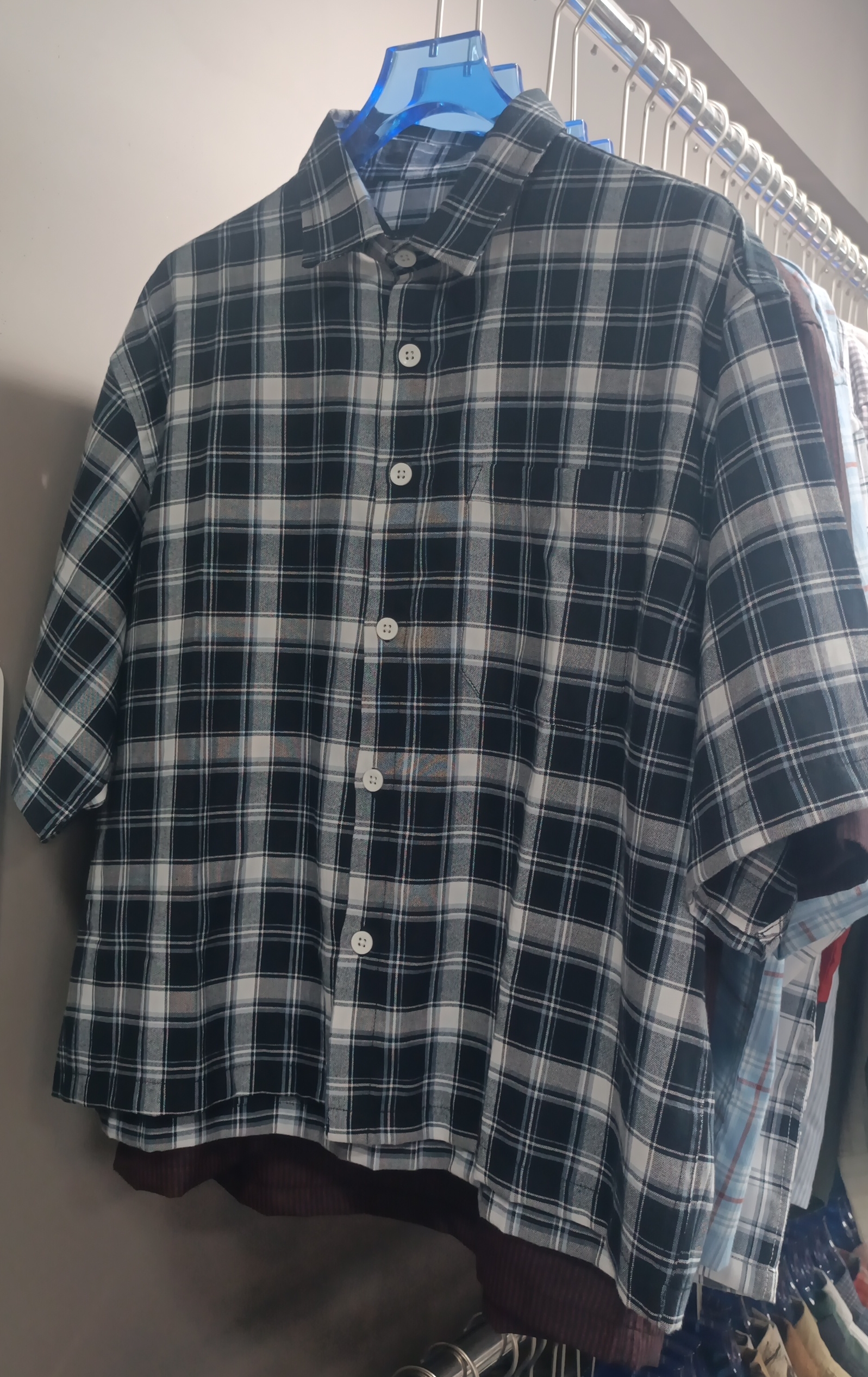 Plaid Button-Up Shirt view 2