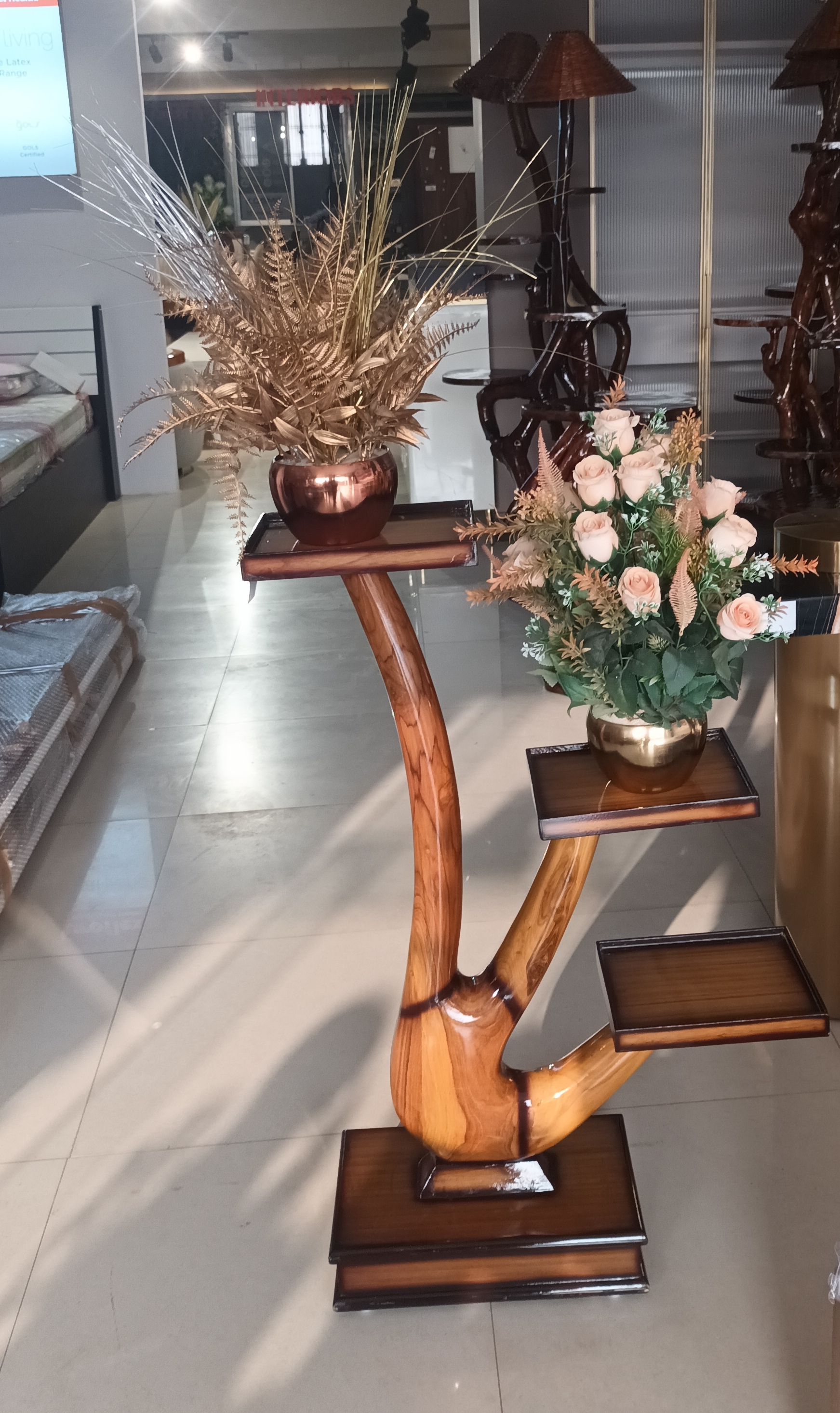 Wooden Plant Stand view 2
