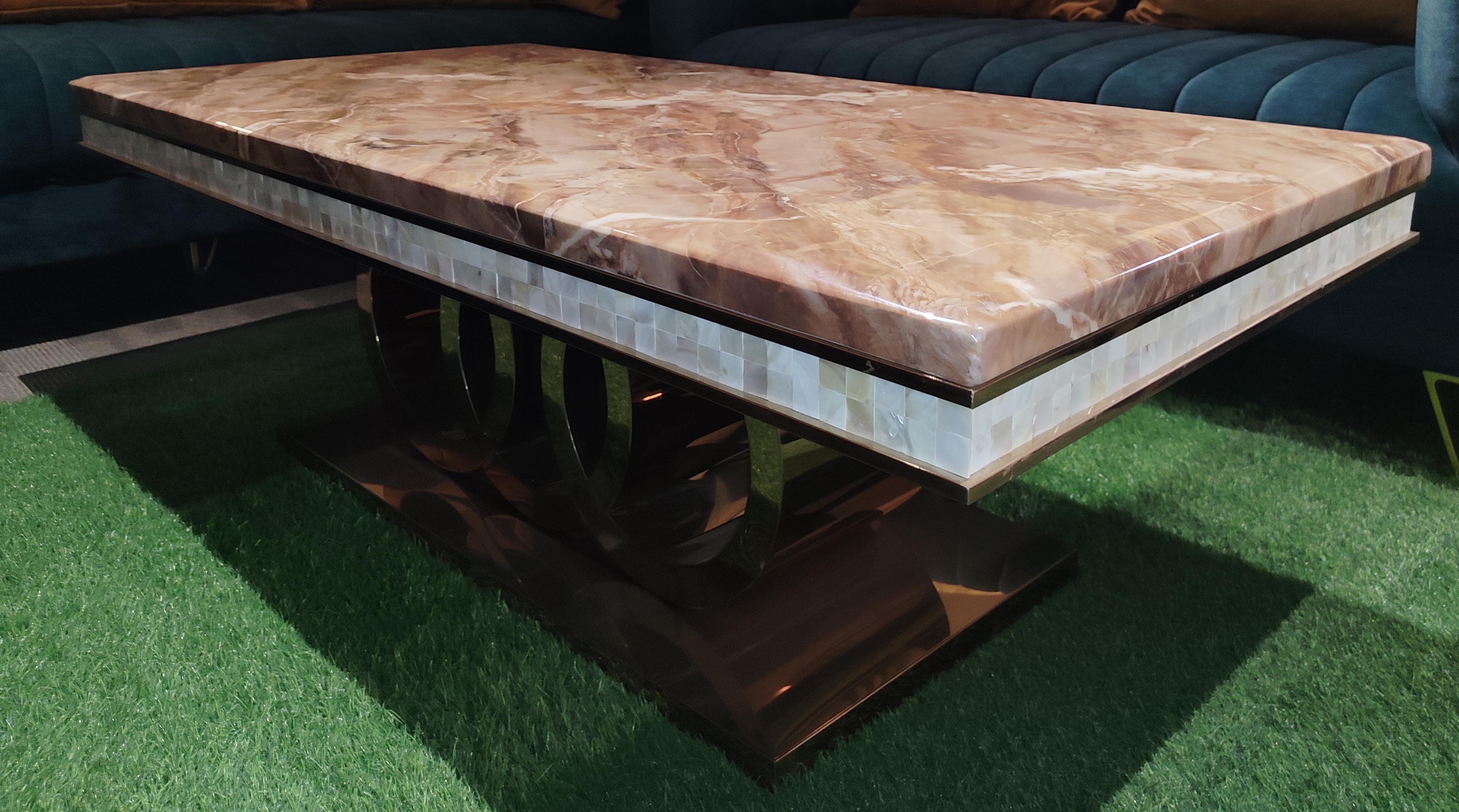 Italian Marble Center Table view 2