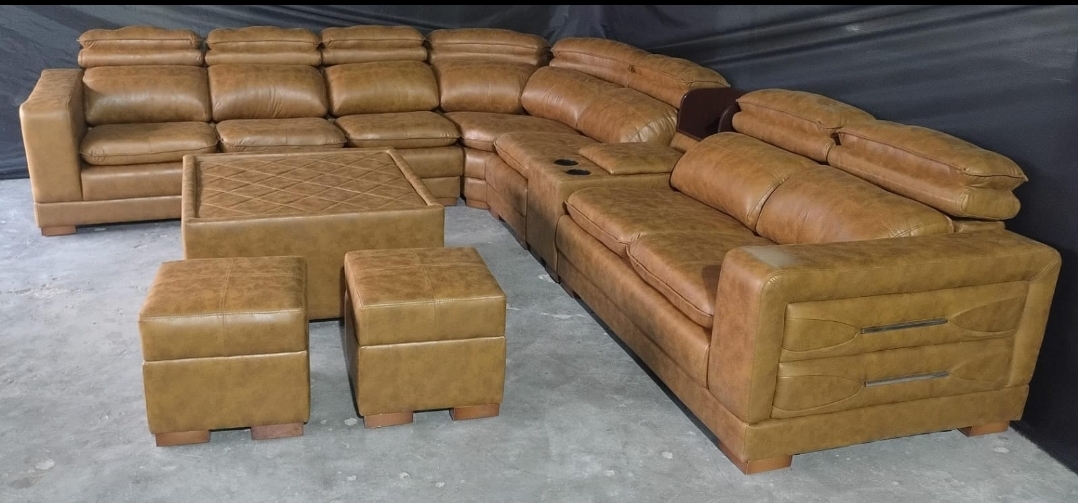 Leather Sectional Sofa view 2