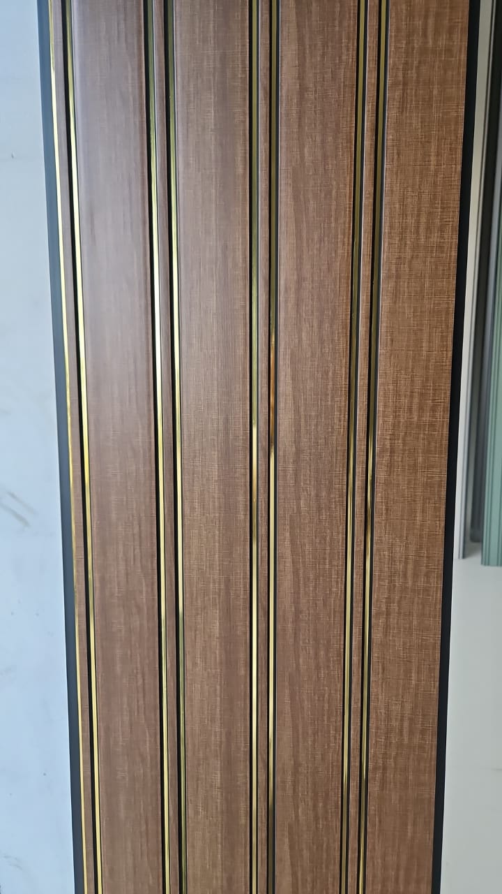 Wooden Panel with Gold Trim view 2