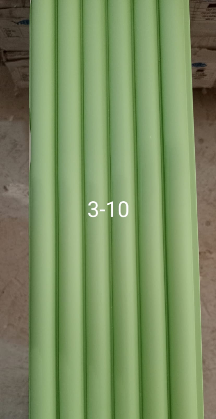 Green PVC Wall Panel view 2