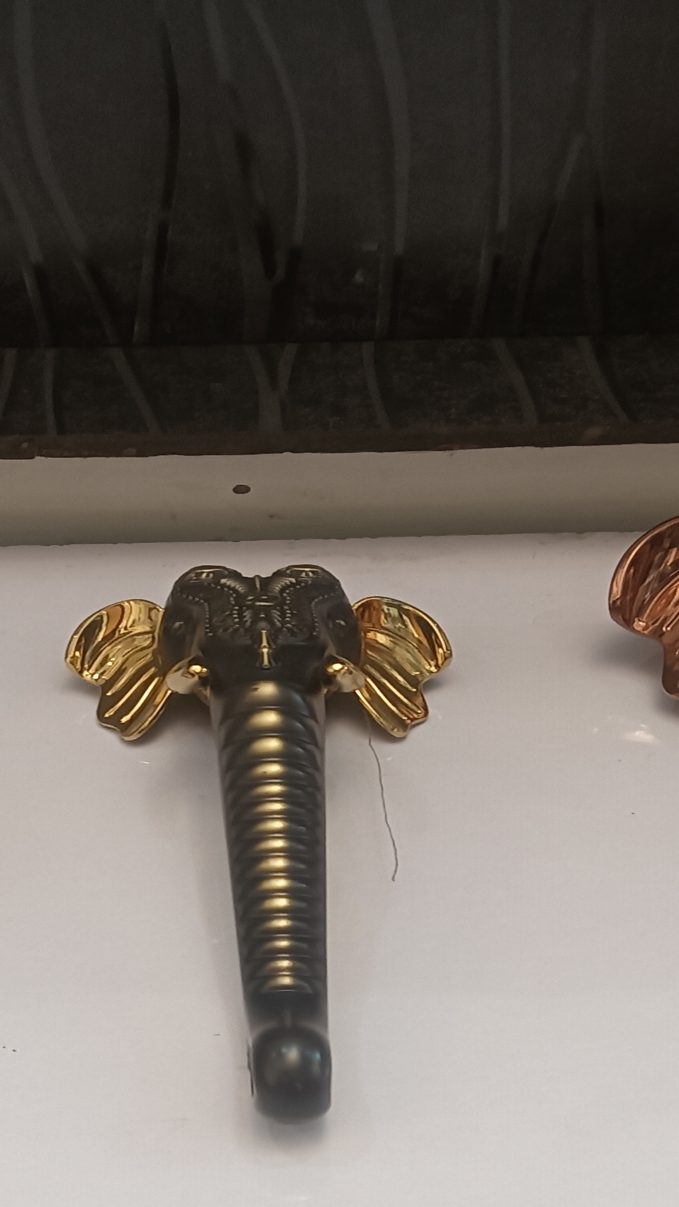 Elephant Door Handle view 2