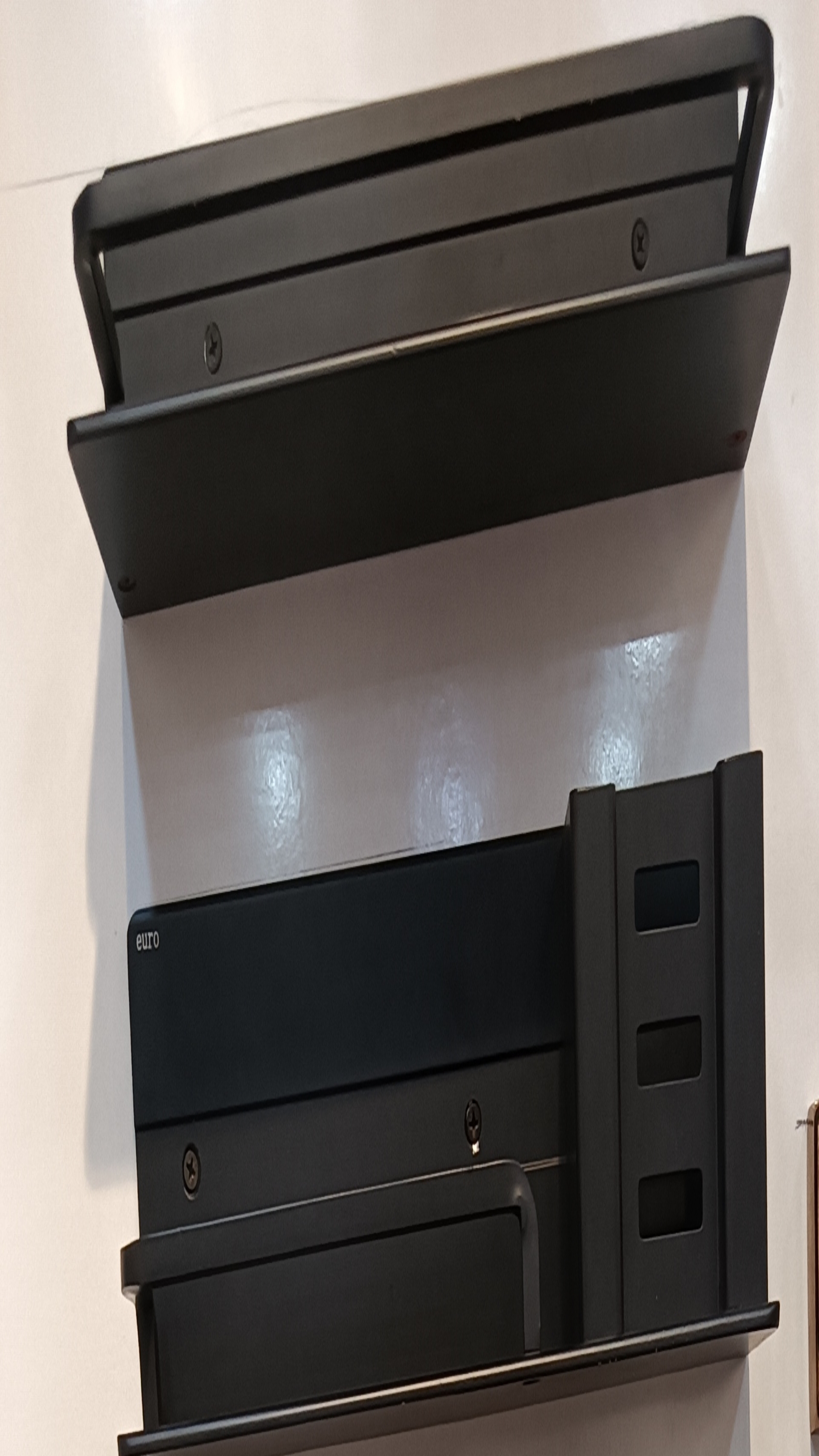 Euro Matte Black Shelf Set view 2