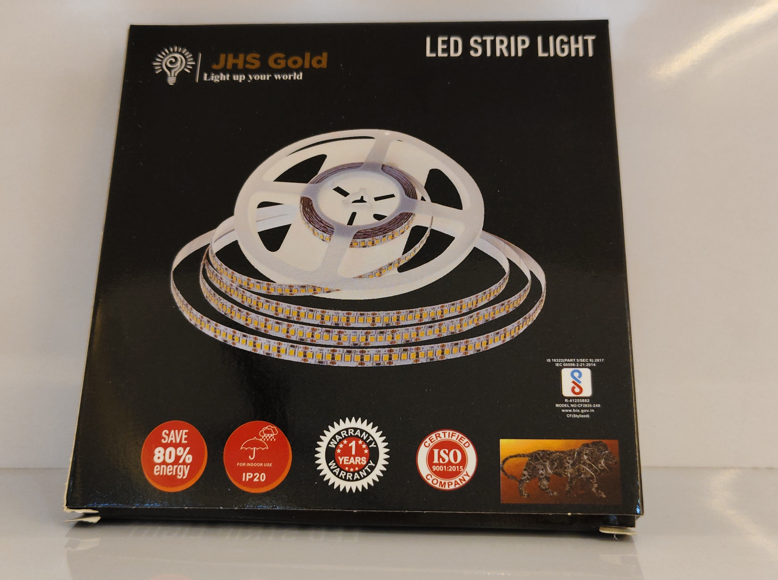 JHS Gold LED Strip Light view 2