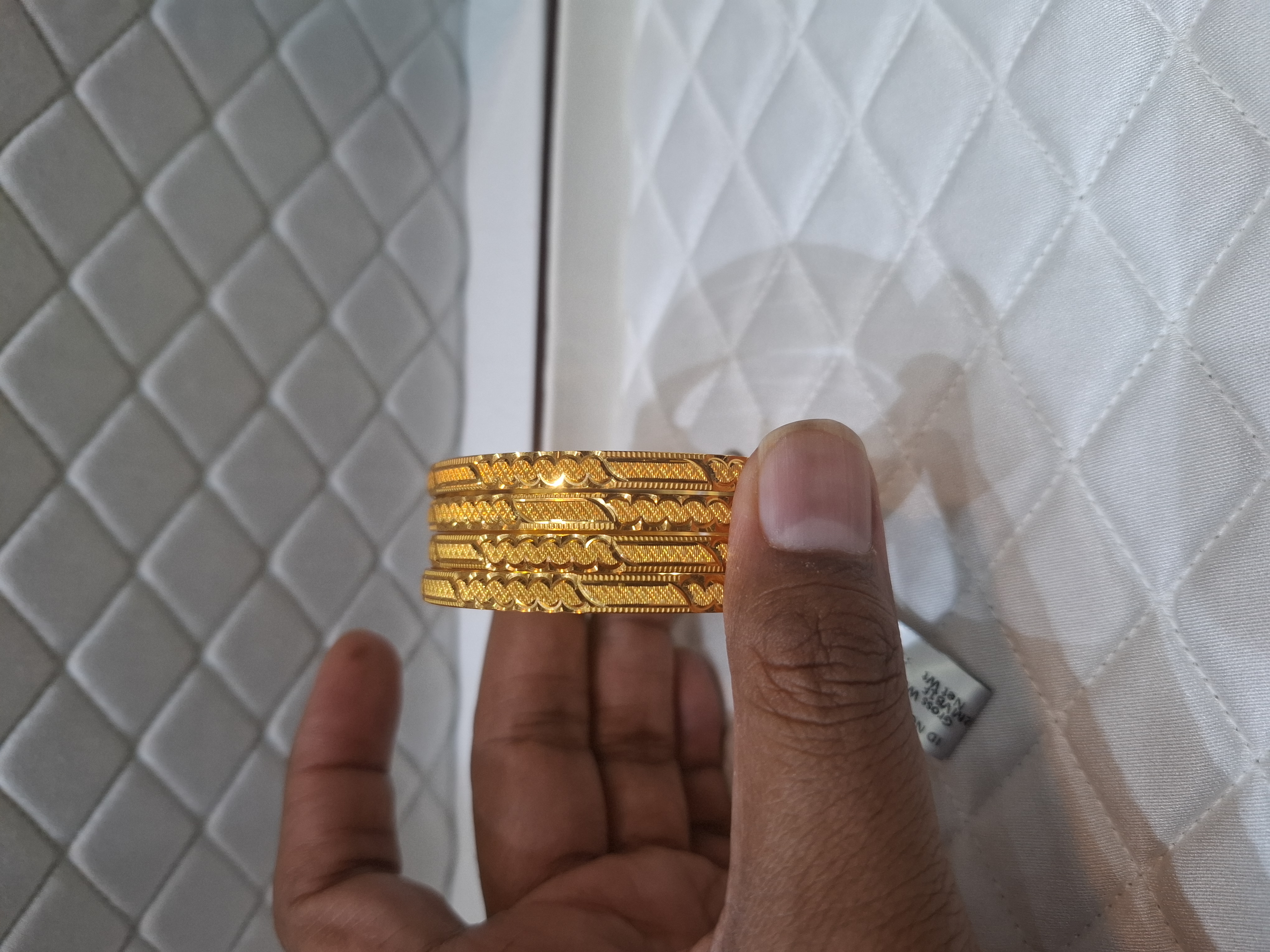 Elegant Gold Bangles view 2