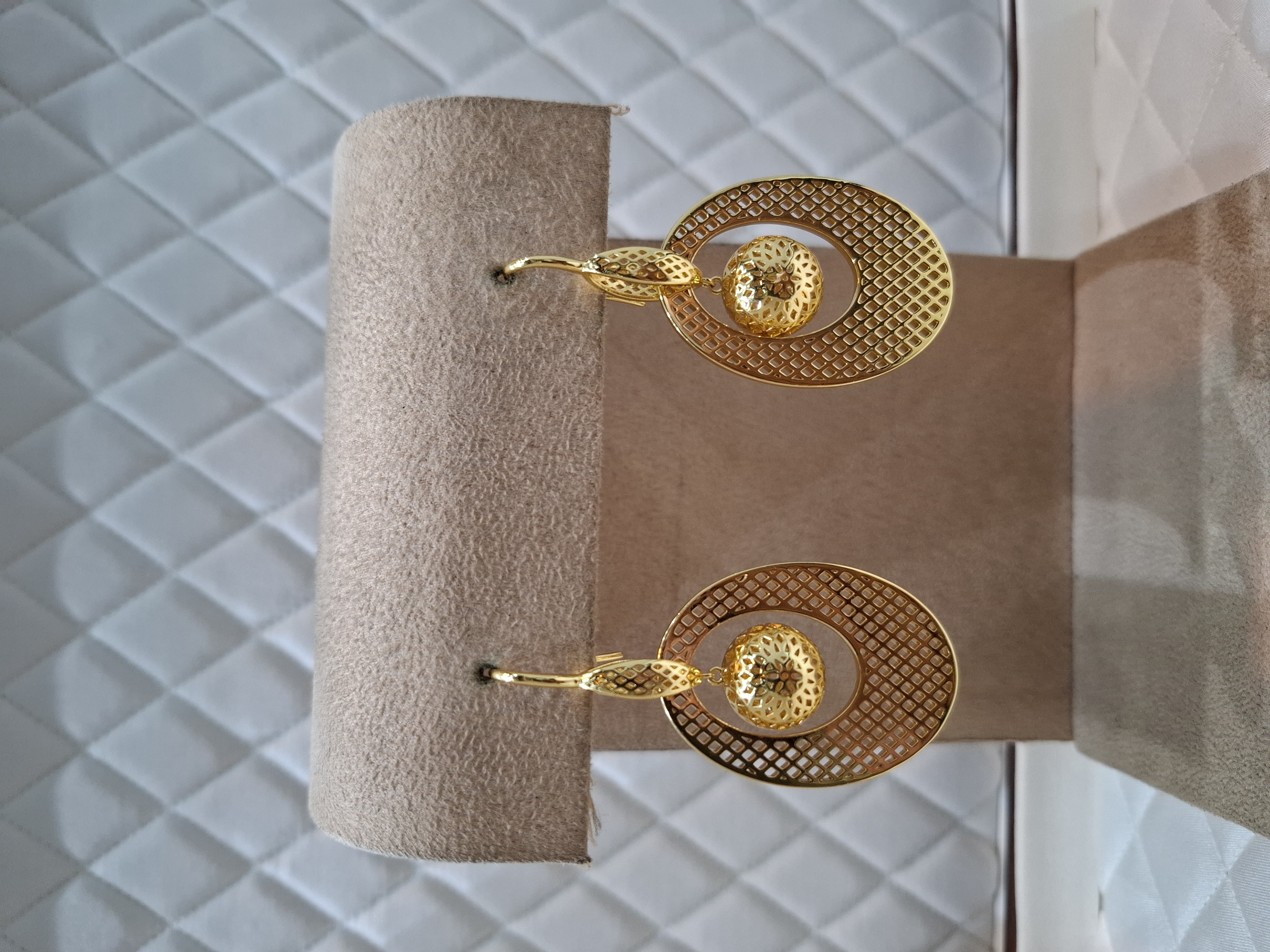 Elegant Filigree Silver Earrings view 2