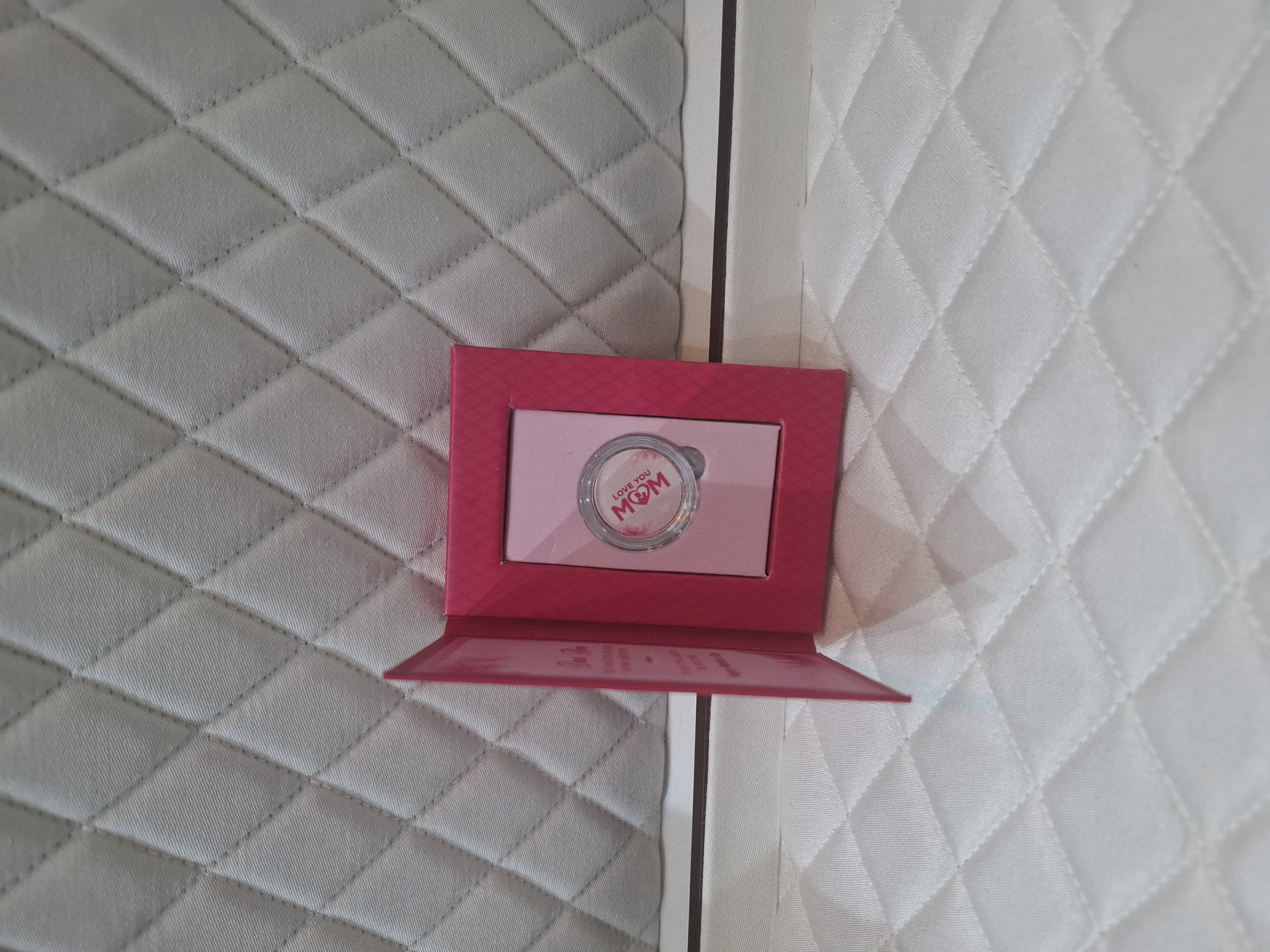 Love You Mom Silver Coin view 2