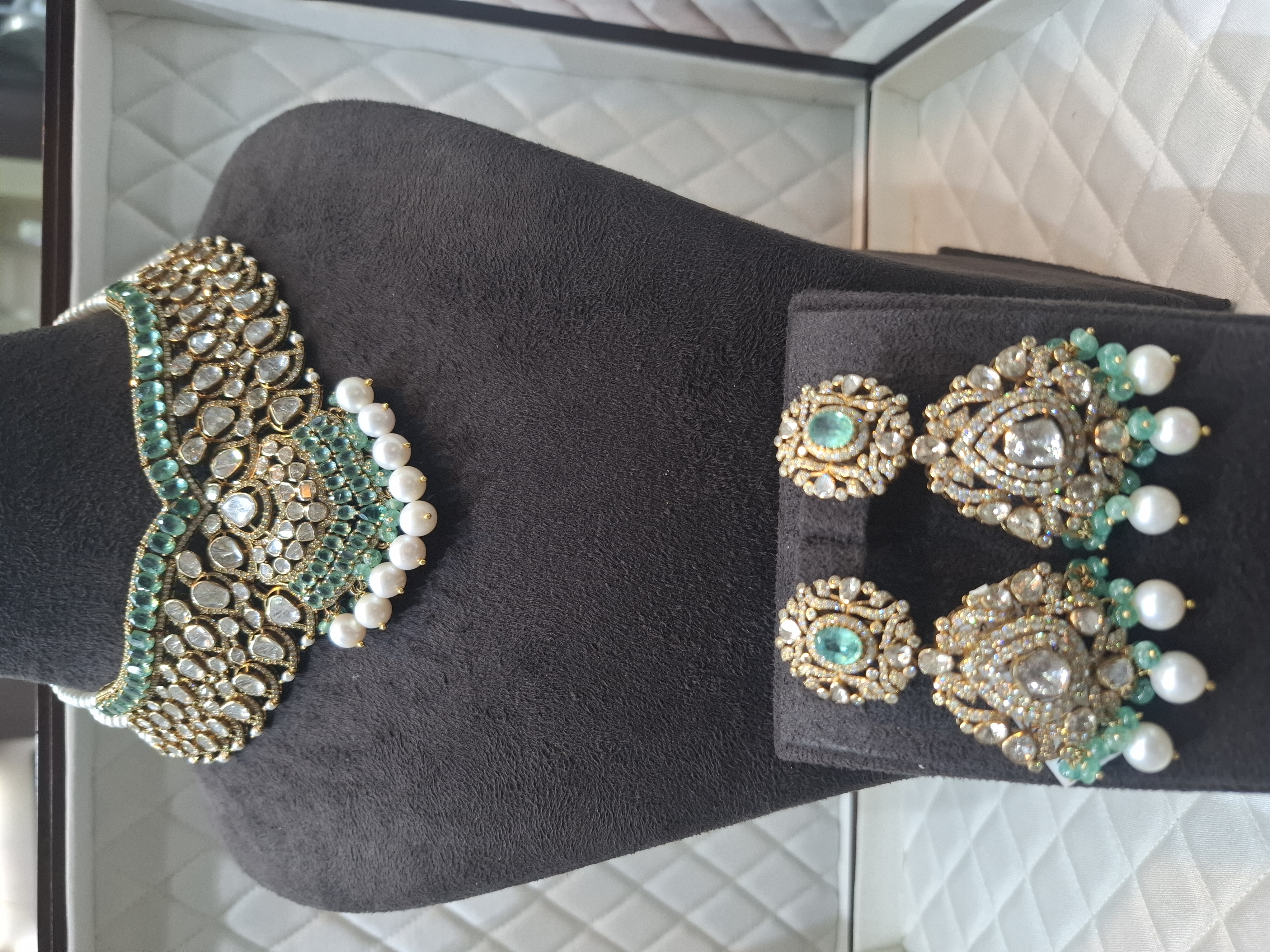 Polki Necklace Set 2 view 2