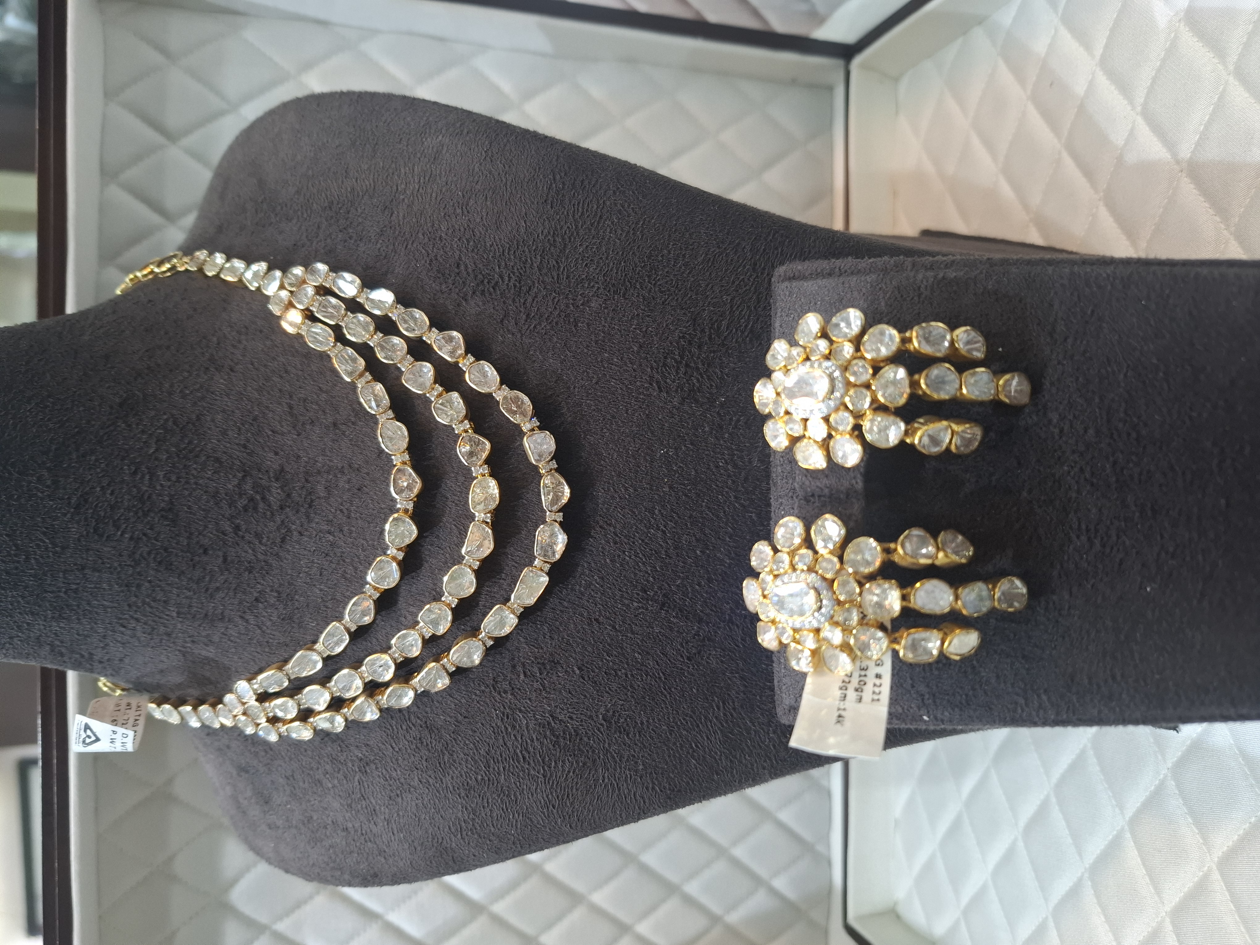 Polki Necklace Set 3 view 2