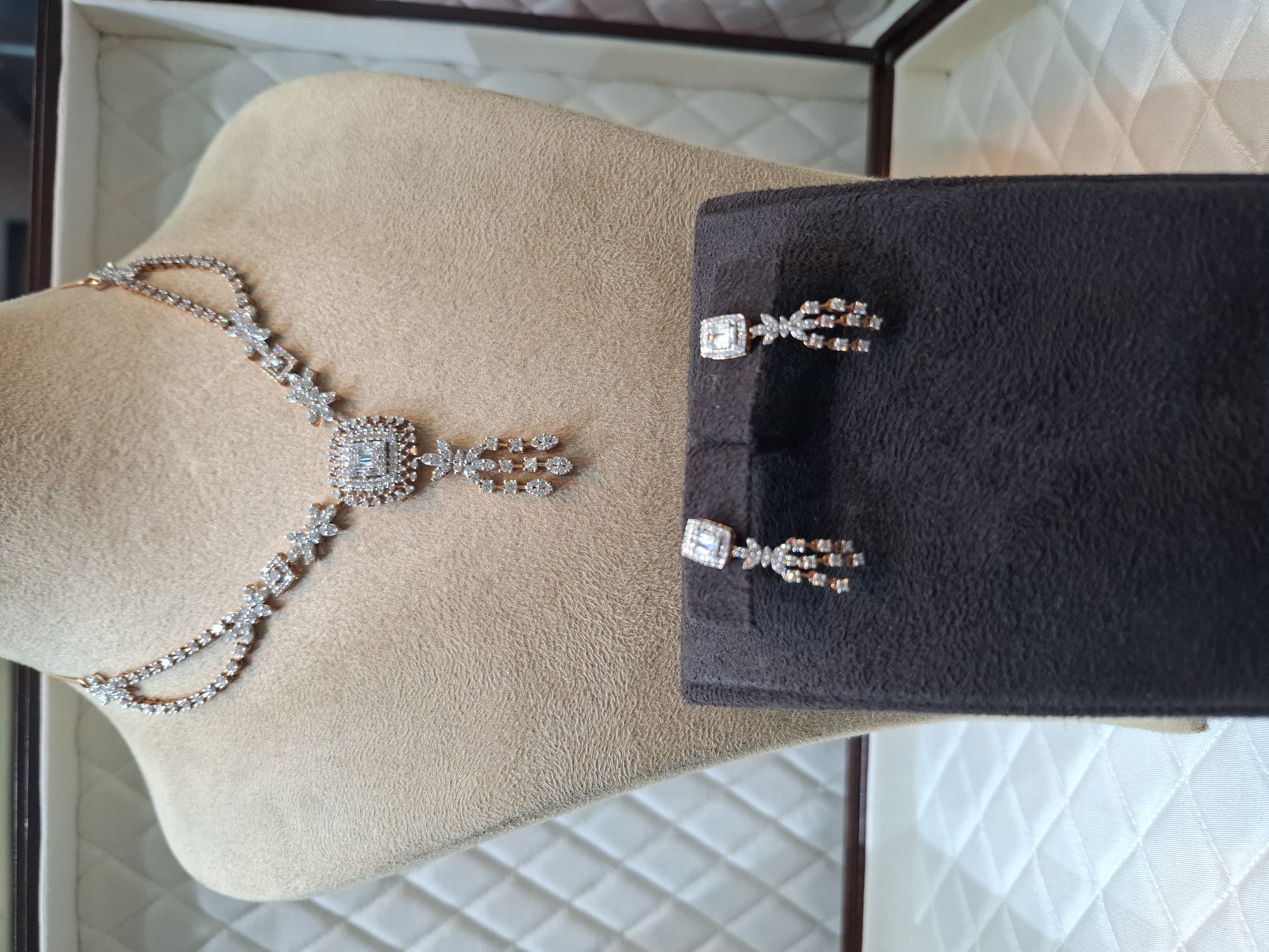 Diamond Necklace Set 1 view 2