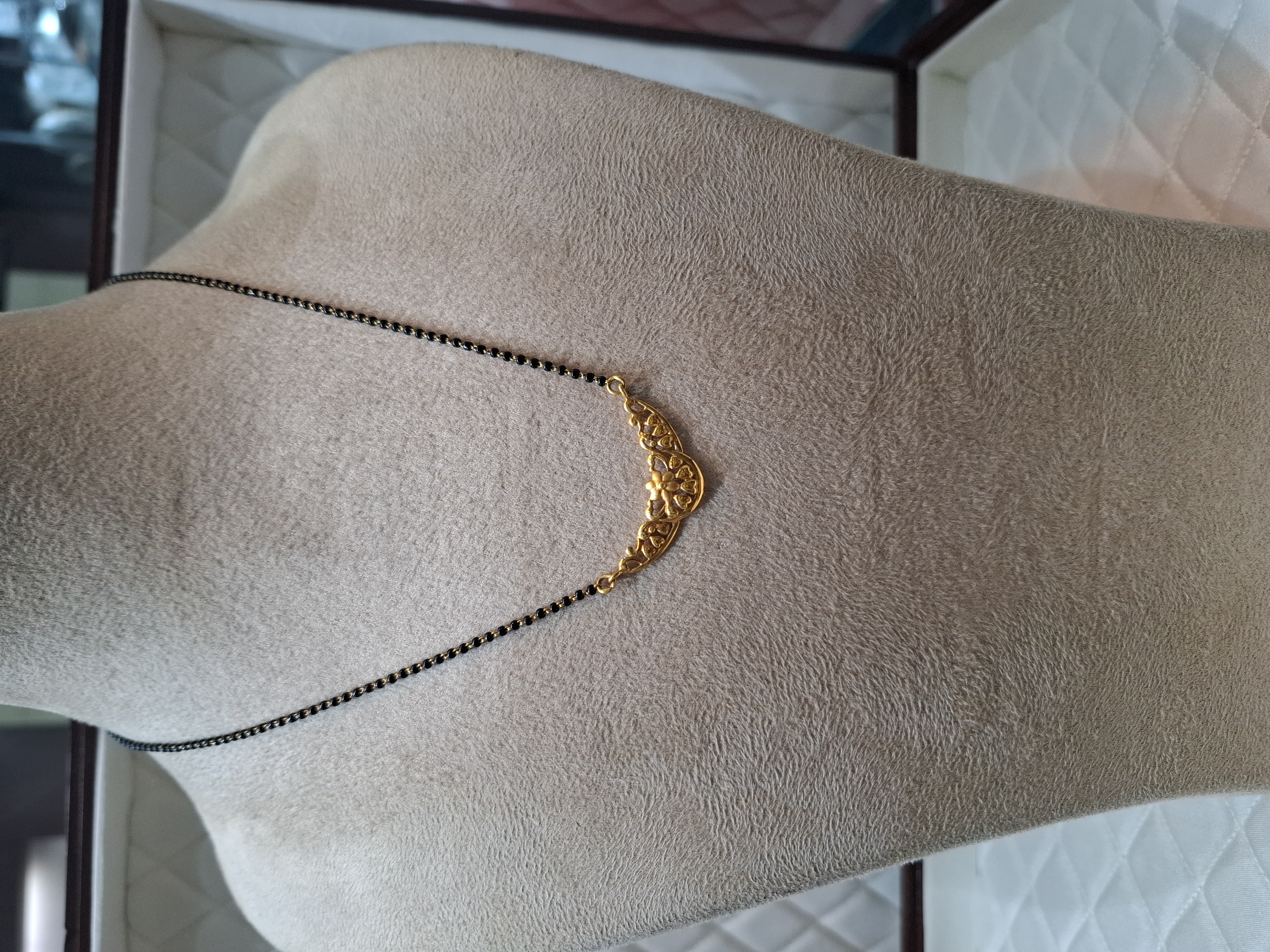 Gold Mangalsutra 1 view 2