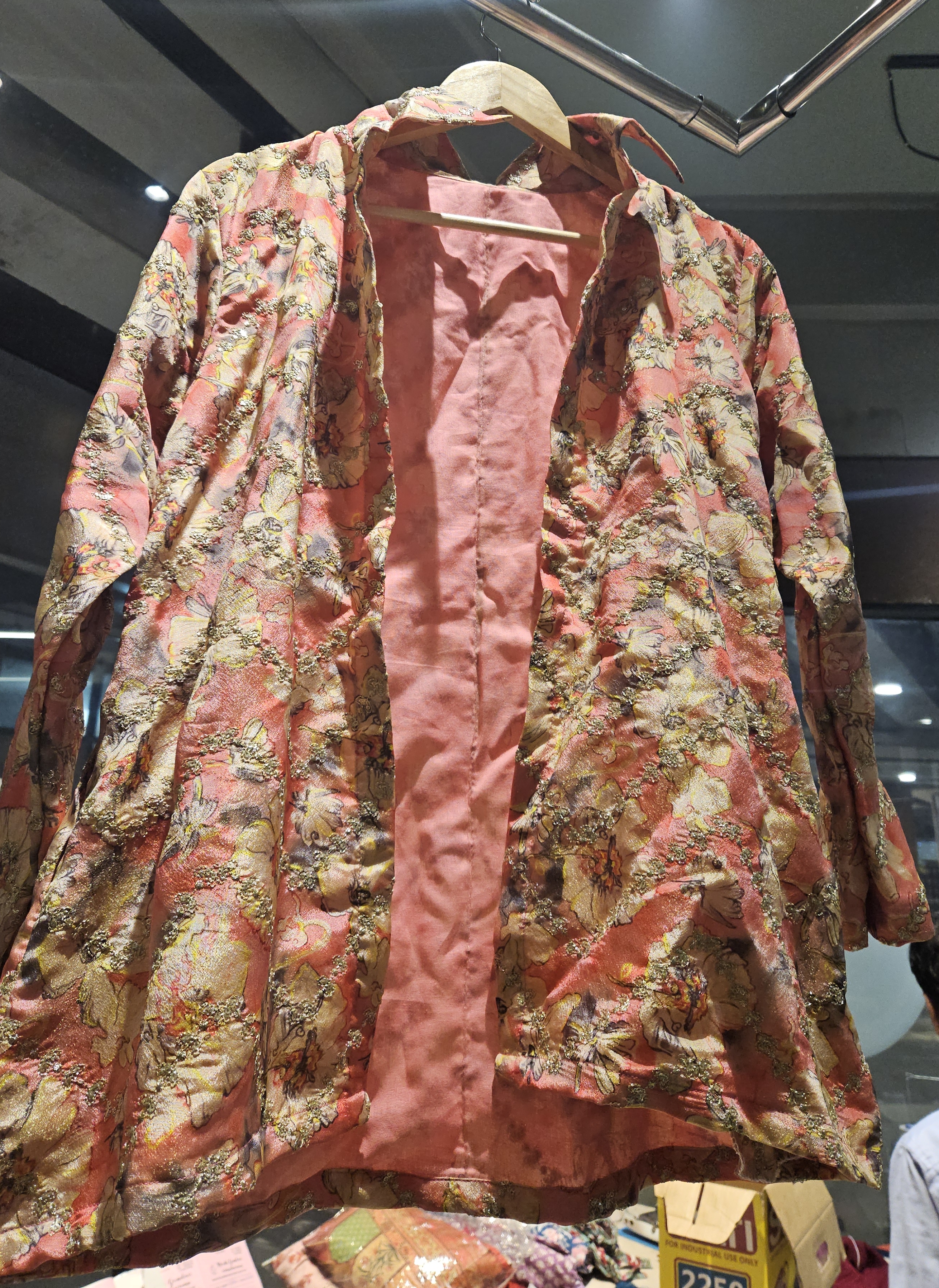 Floral Silk Jacket view 2