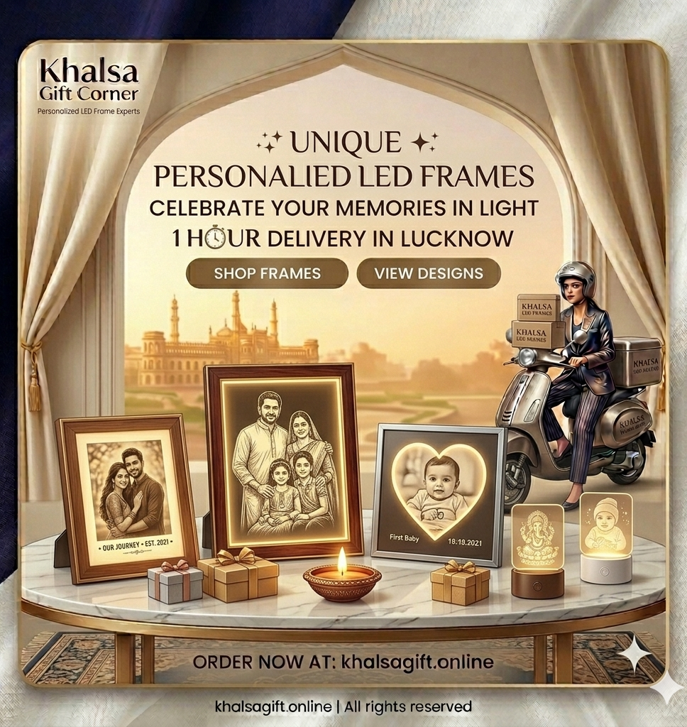 Personalised LED Frames