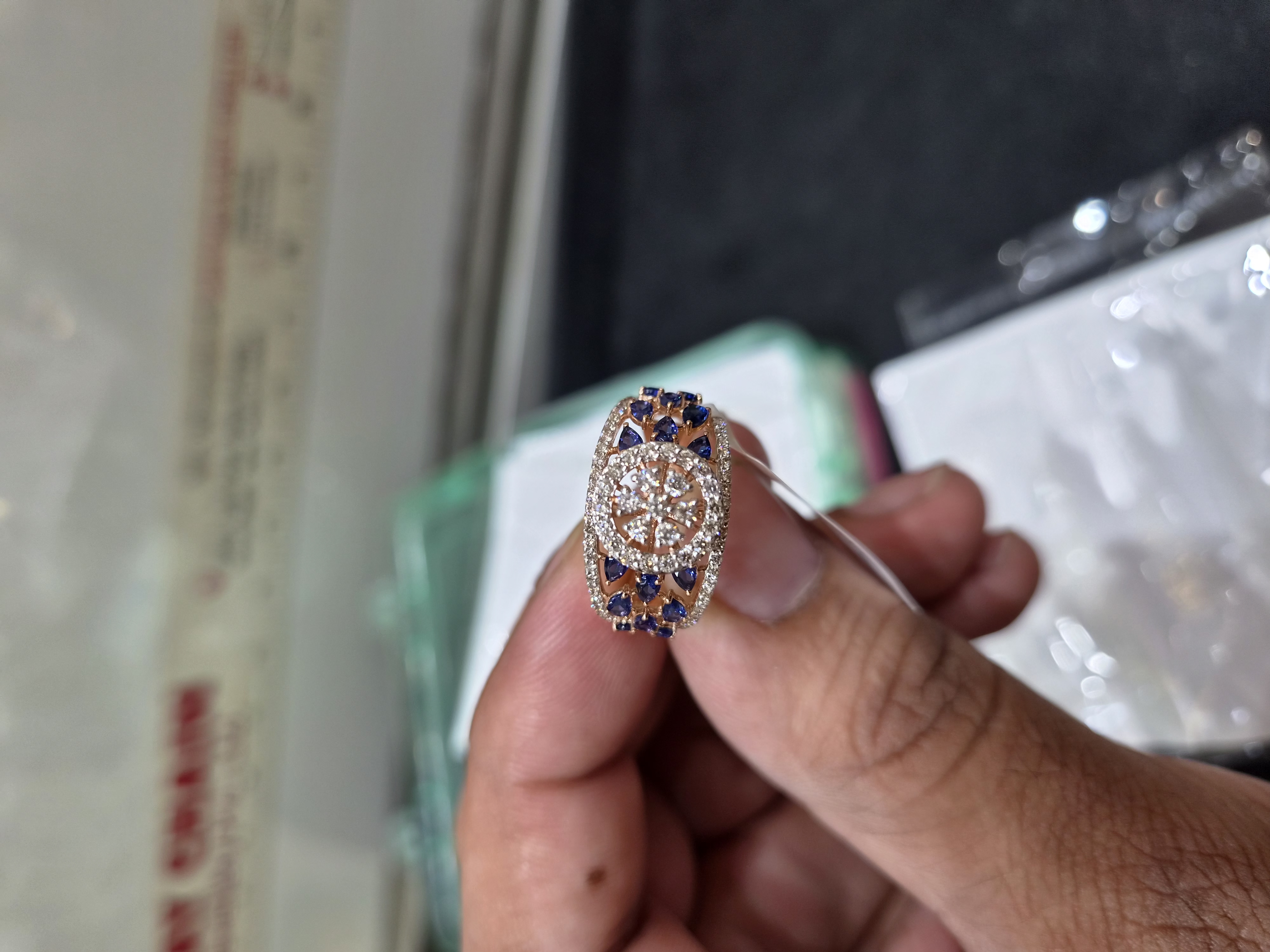 Designer Diamond Ring view 2