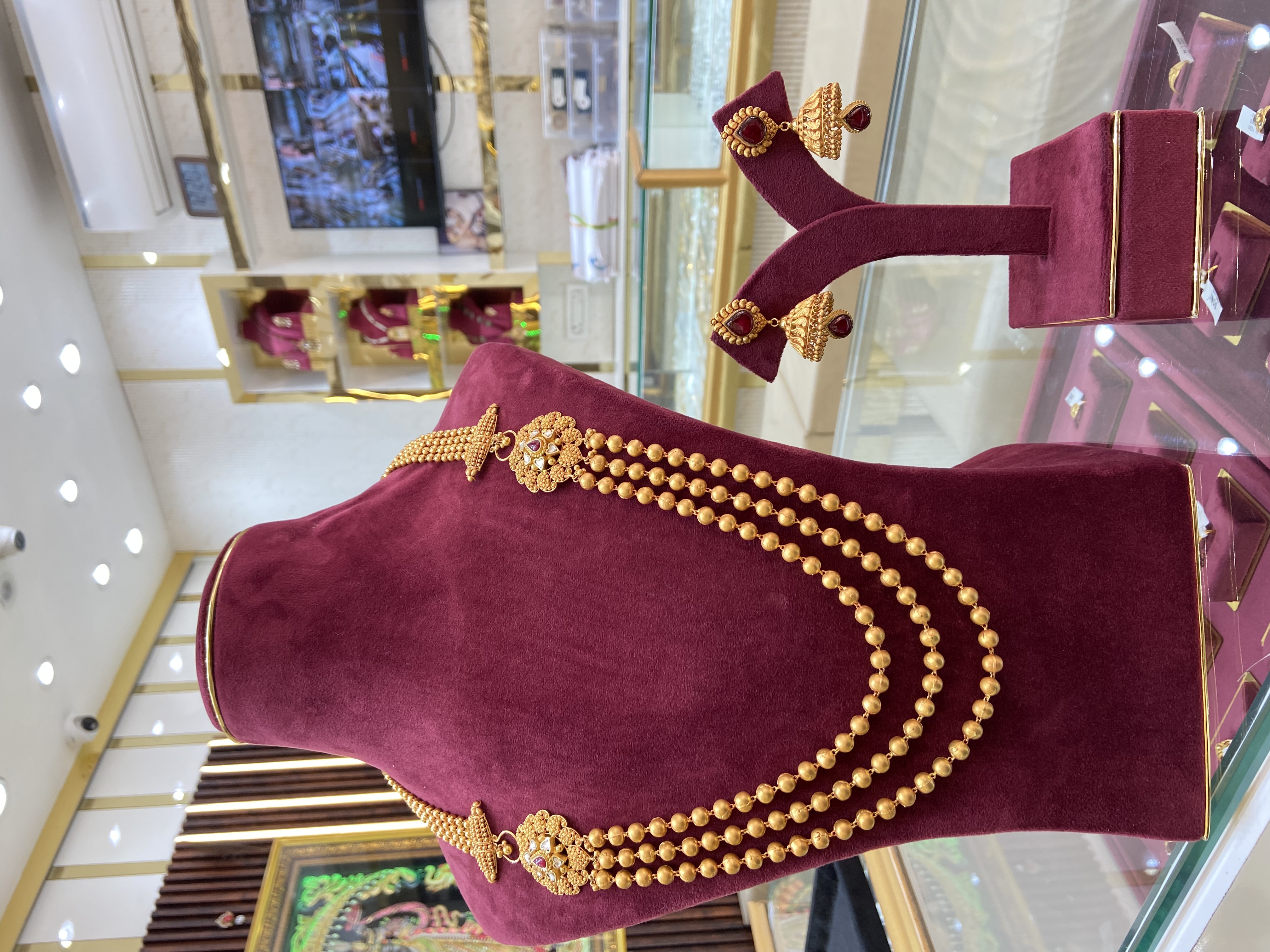 Gold Necklace Set view 2
