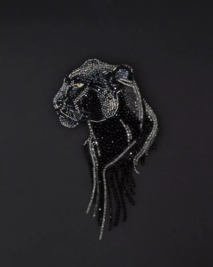 Designer Lion Embroidered Bandhgala Suit view 2