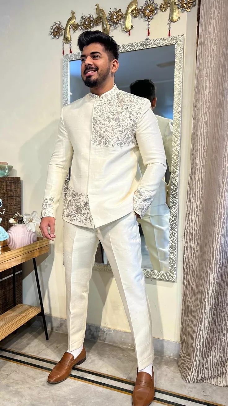 Embroidered Prince Suit view 2