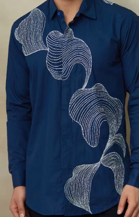 Designer Patterned Shirt view 2