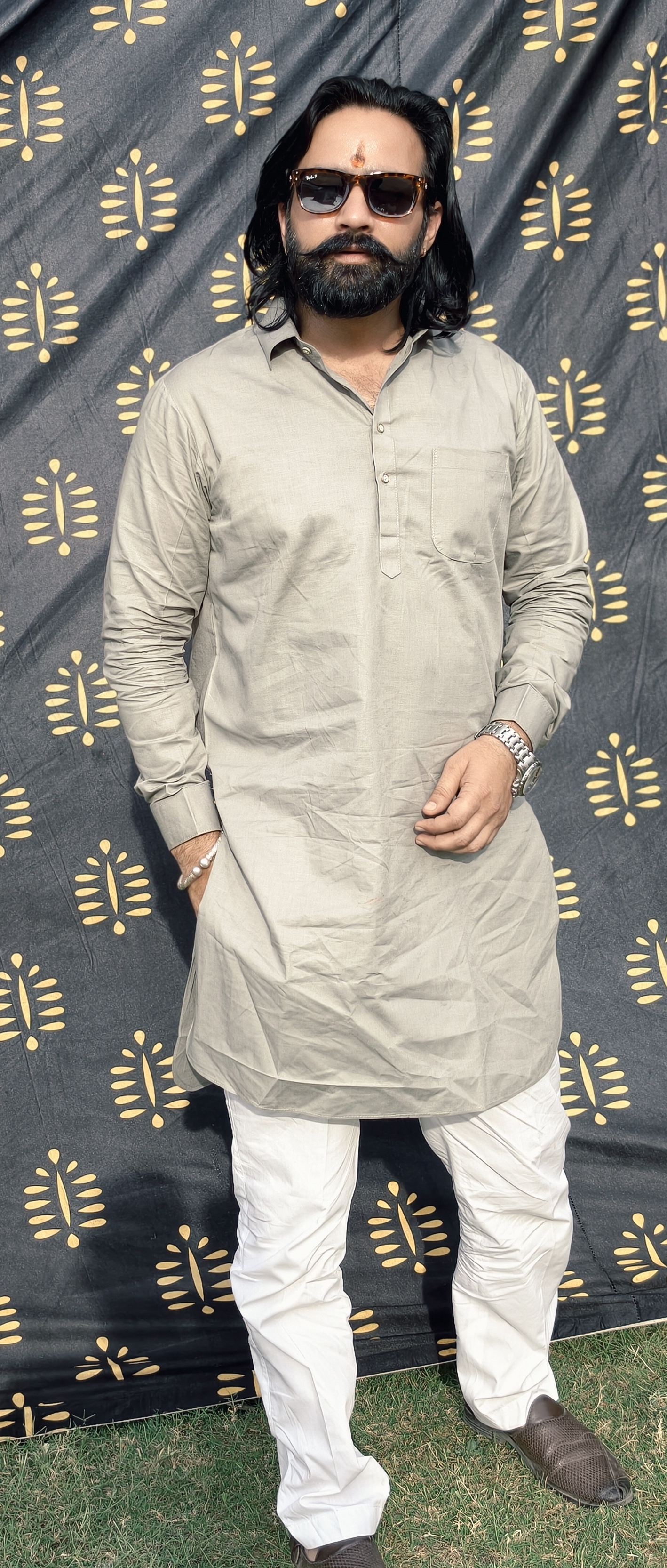 Classic Mens Kurta Veer Ji Styled view 2