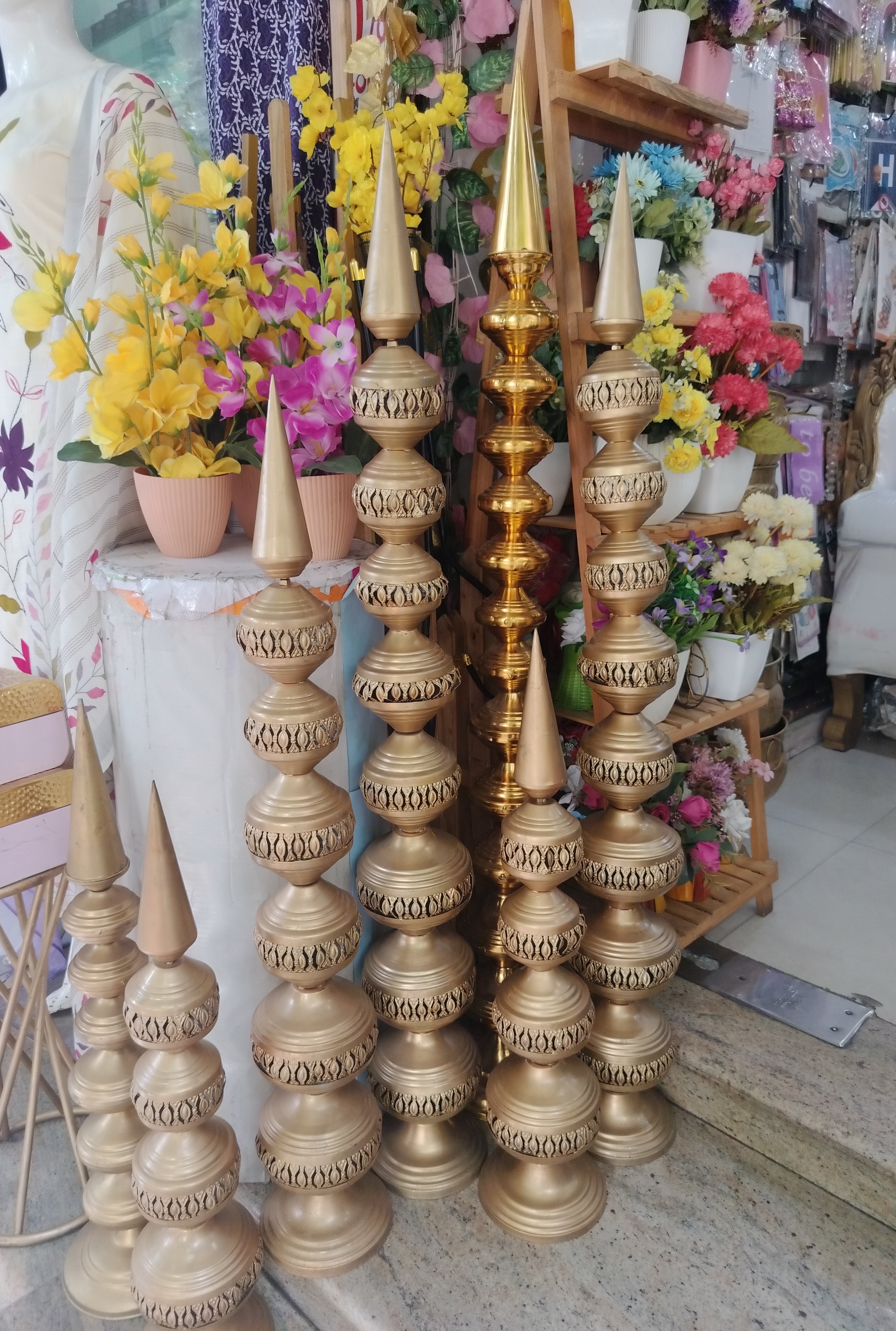 Golden Decorative Finials view 2