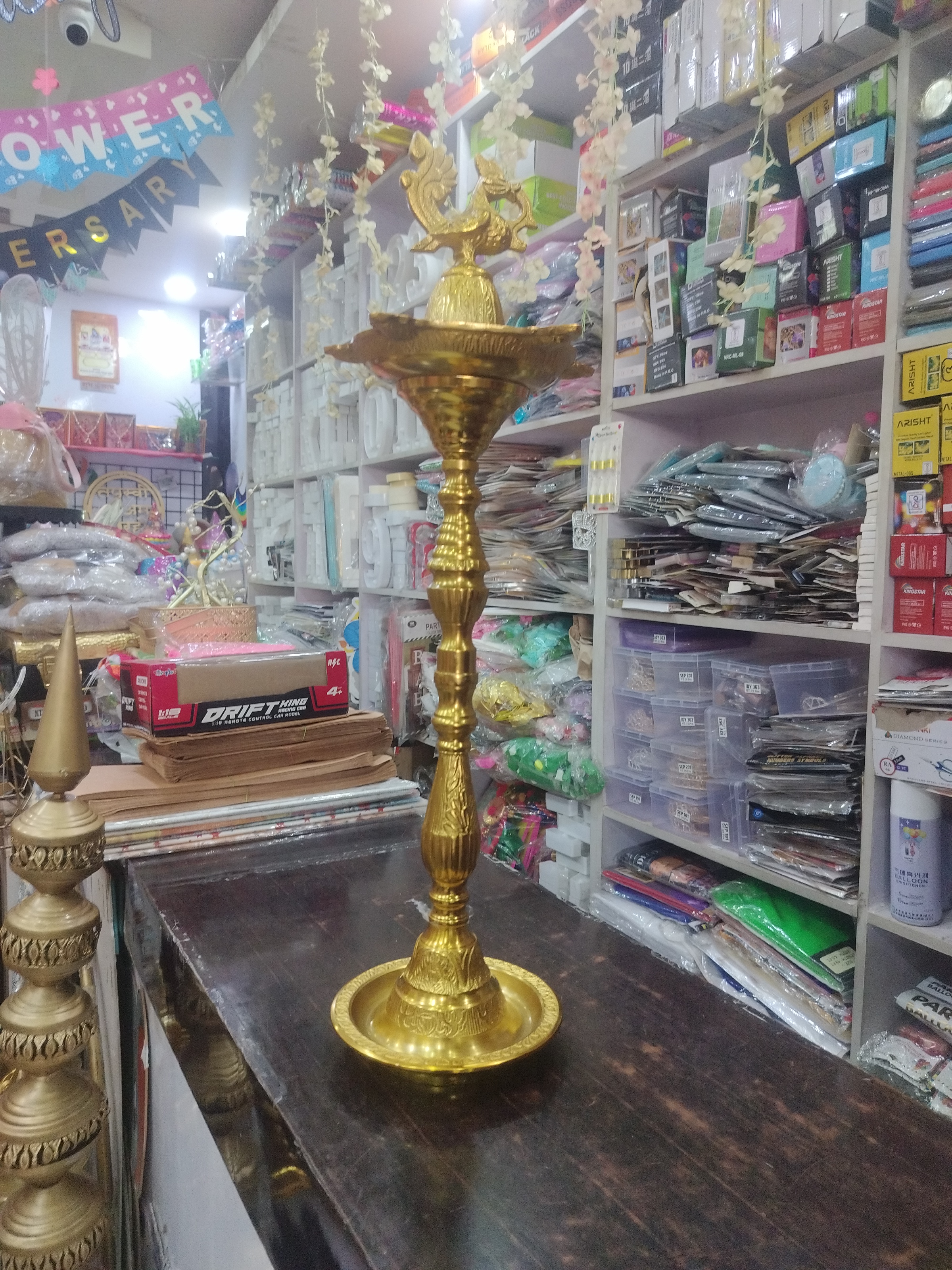 Brass Oil Lamp view 2