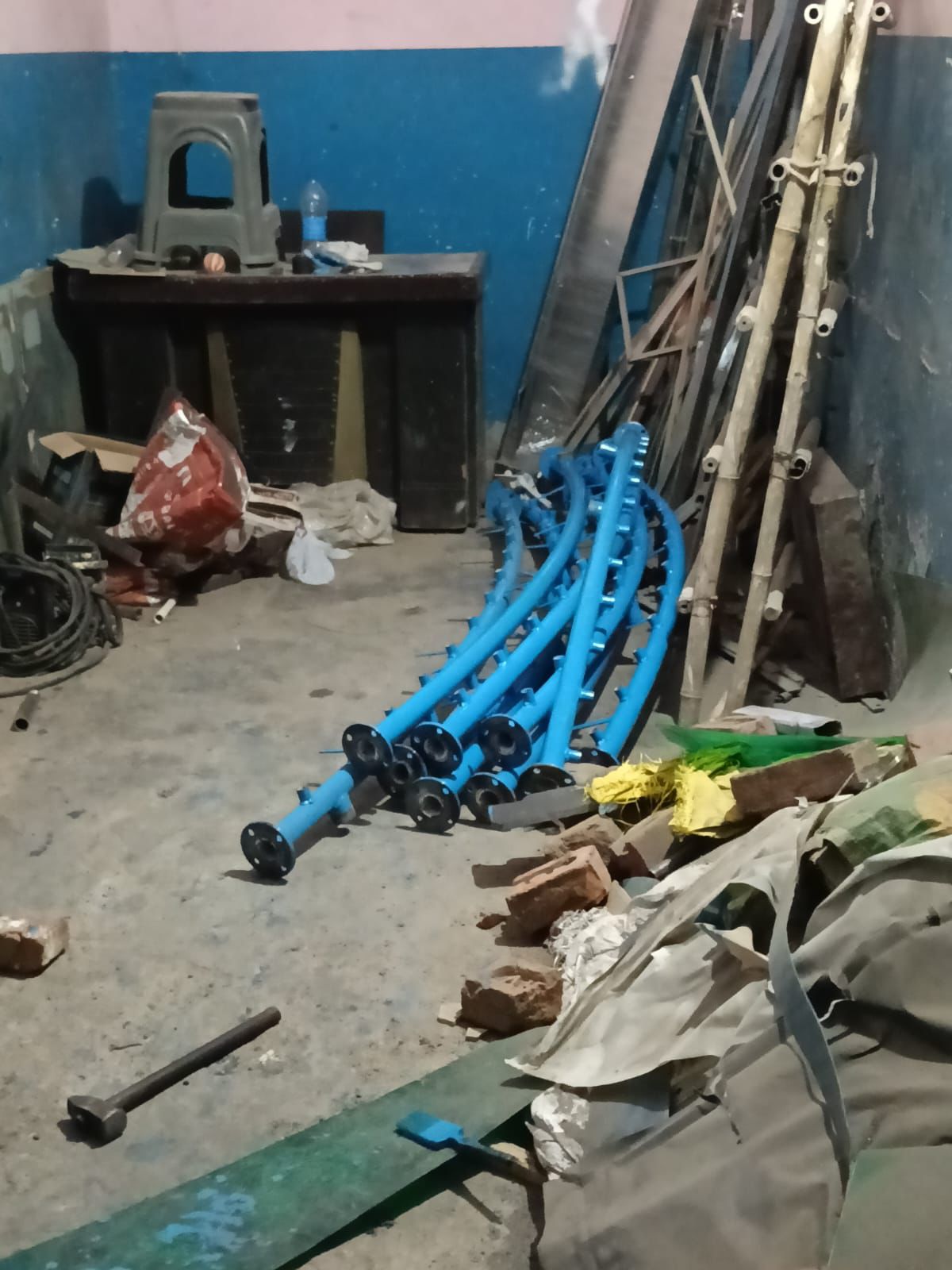 Metal Support Beams view 2