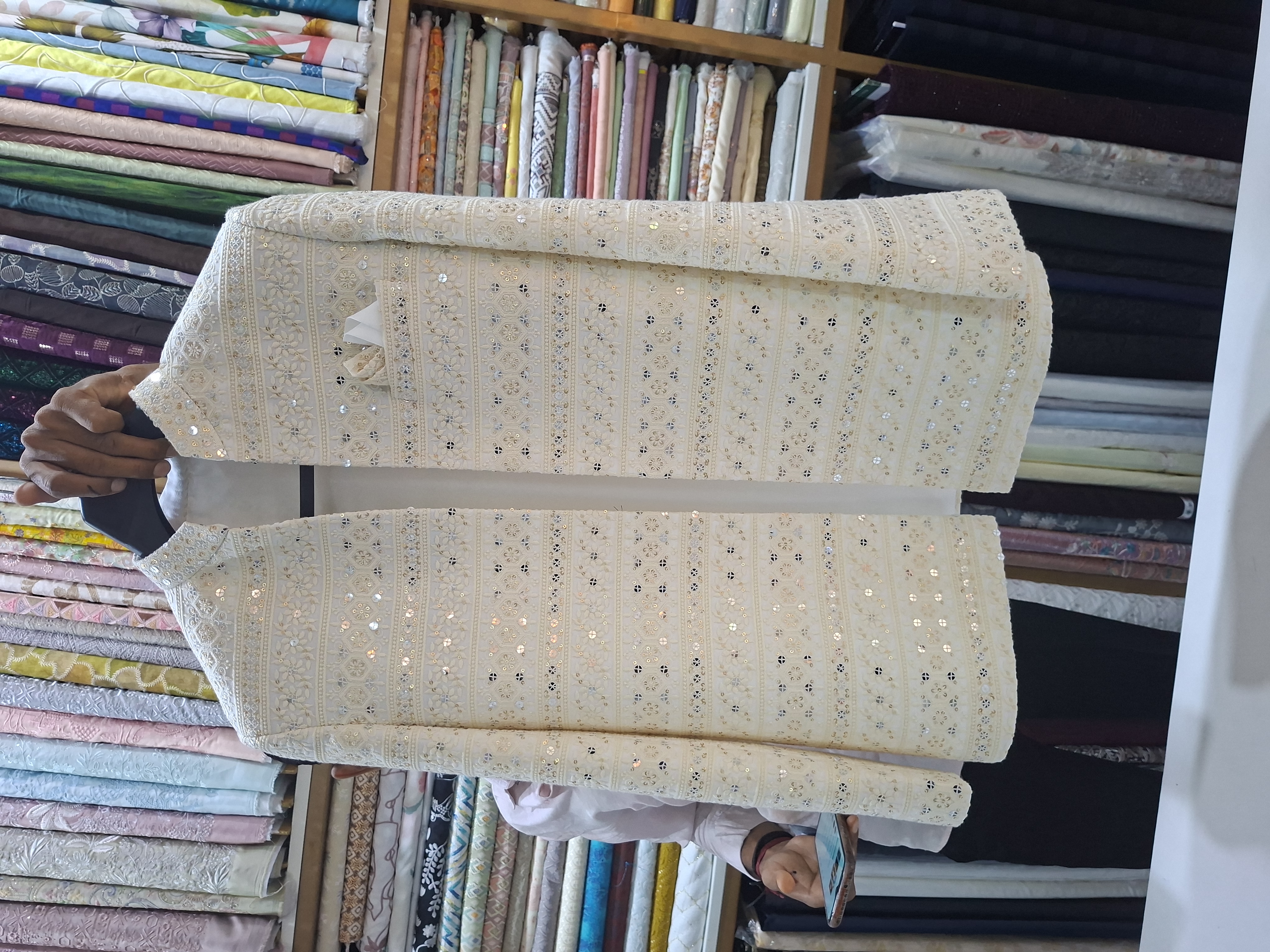 New Indo Western Fabric view 2
