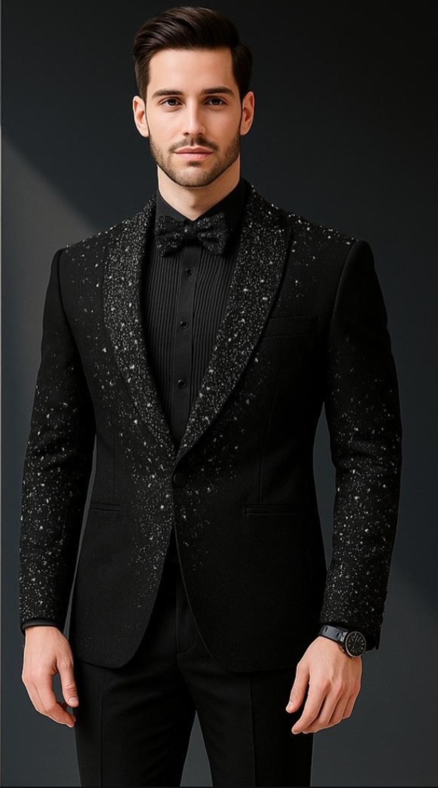 Elegant Black Tuxedo view 2