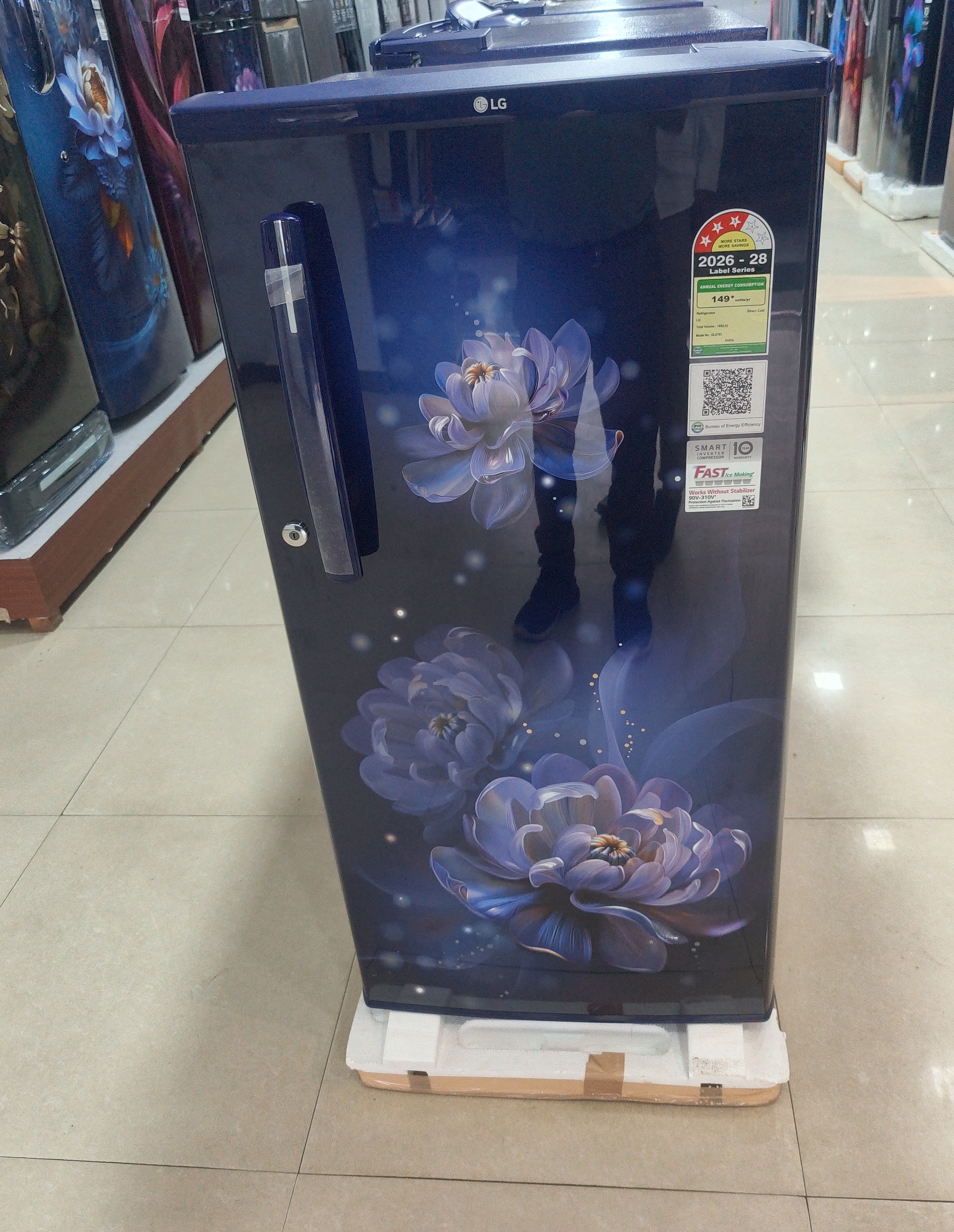 LG Single Door Refrigerator view 2