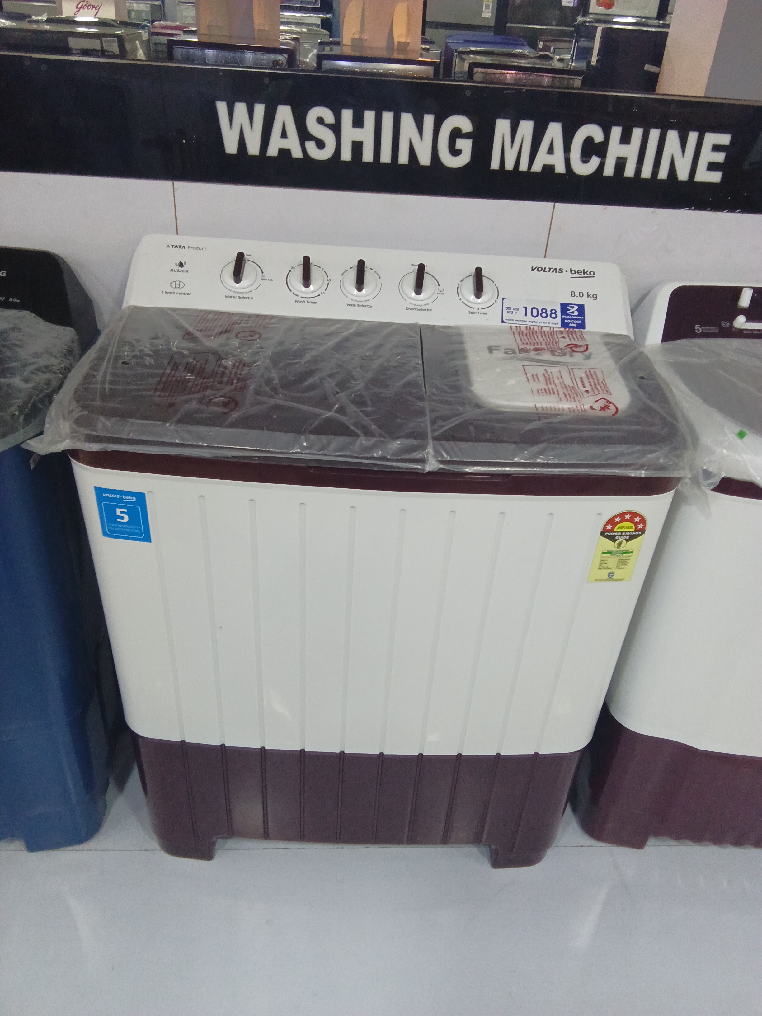 Voltas Beko 8.0 kg Washing Machine view 2