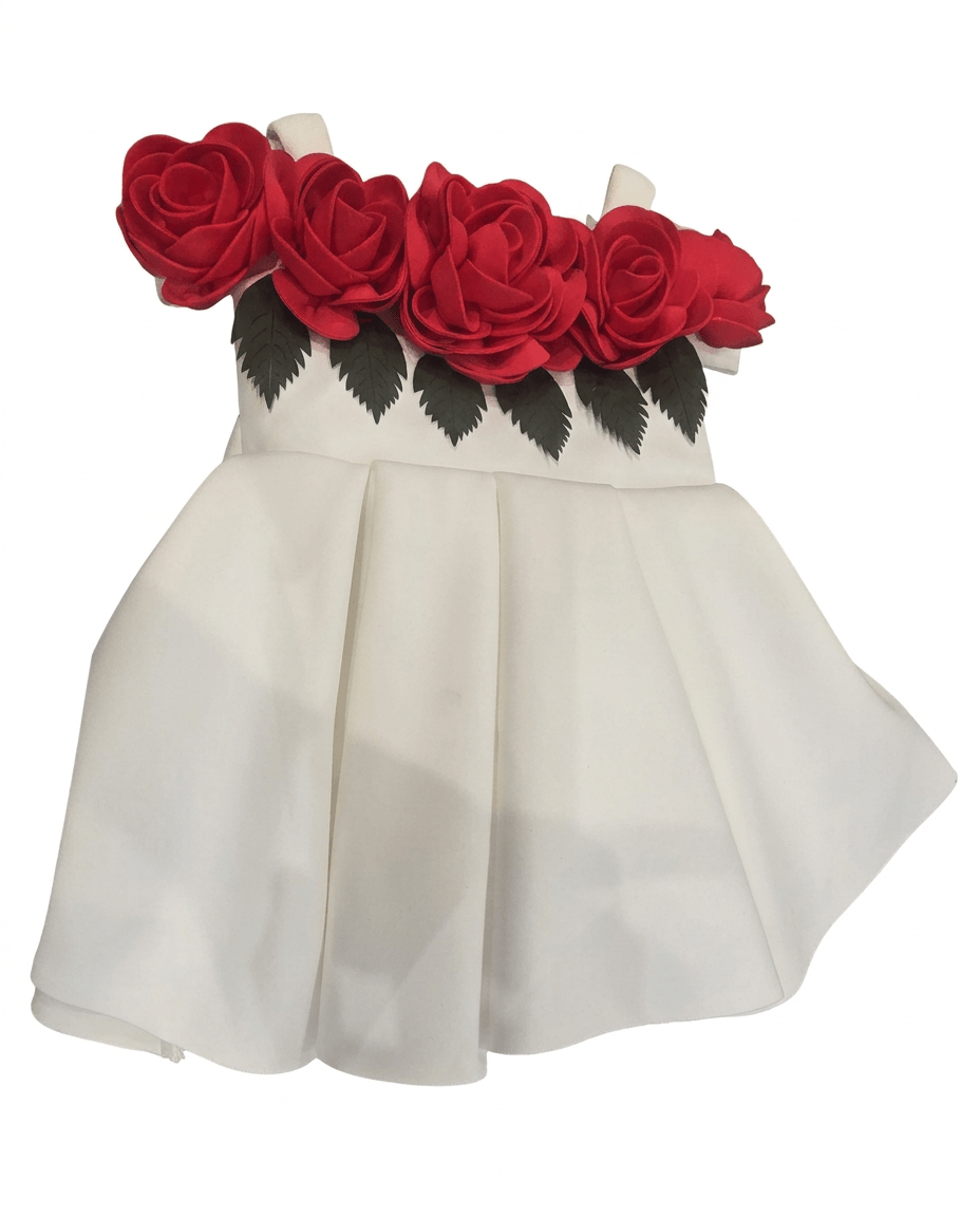 Rose Embellished Baby Dress view 2